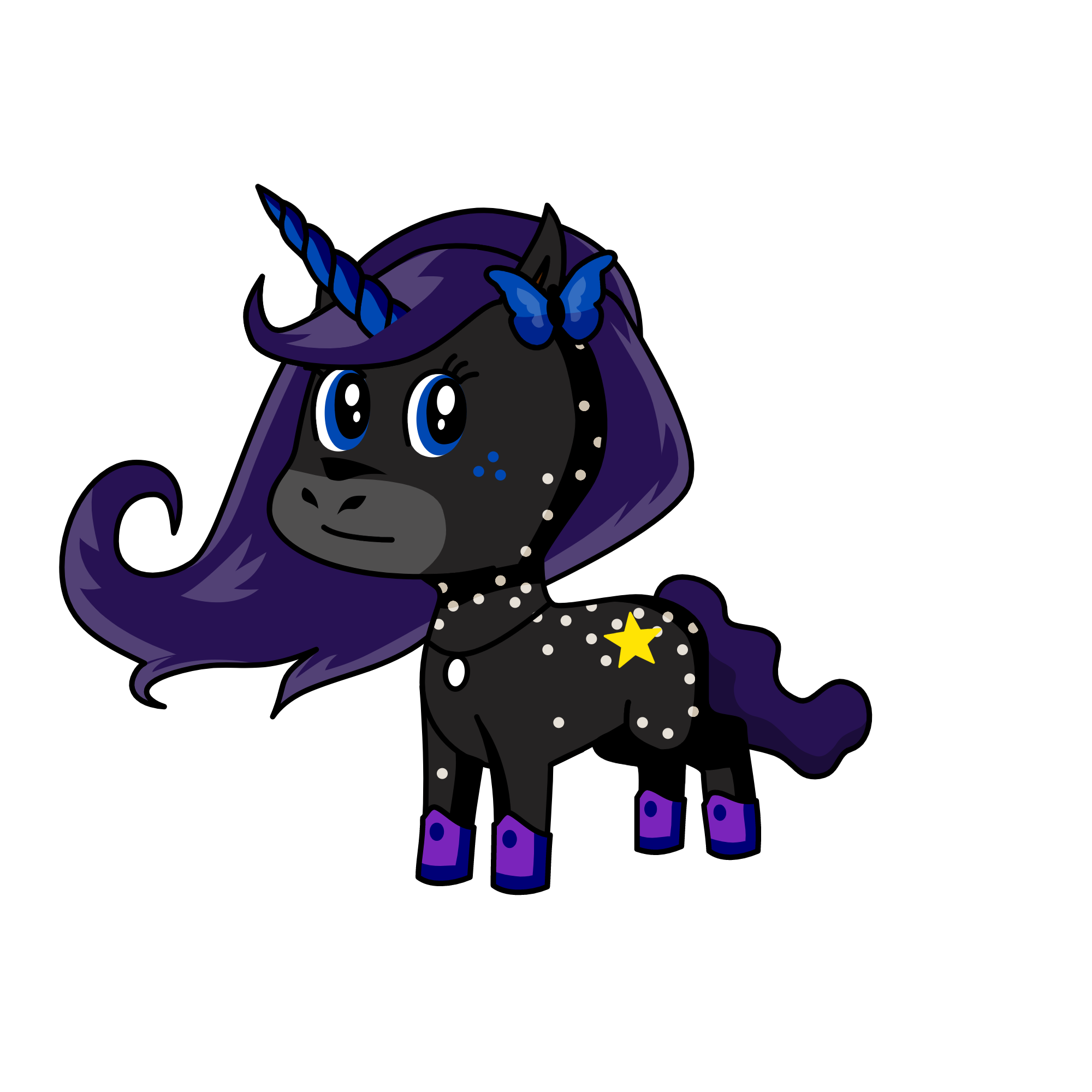 Moon, the unicorn