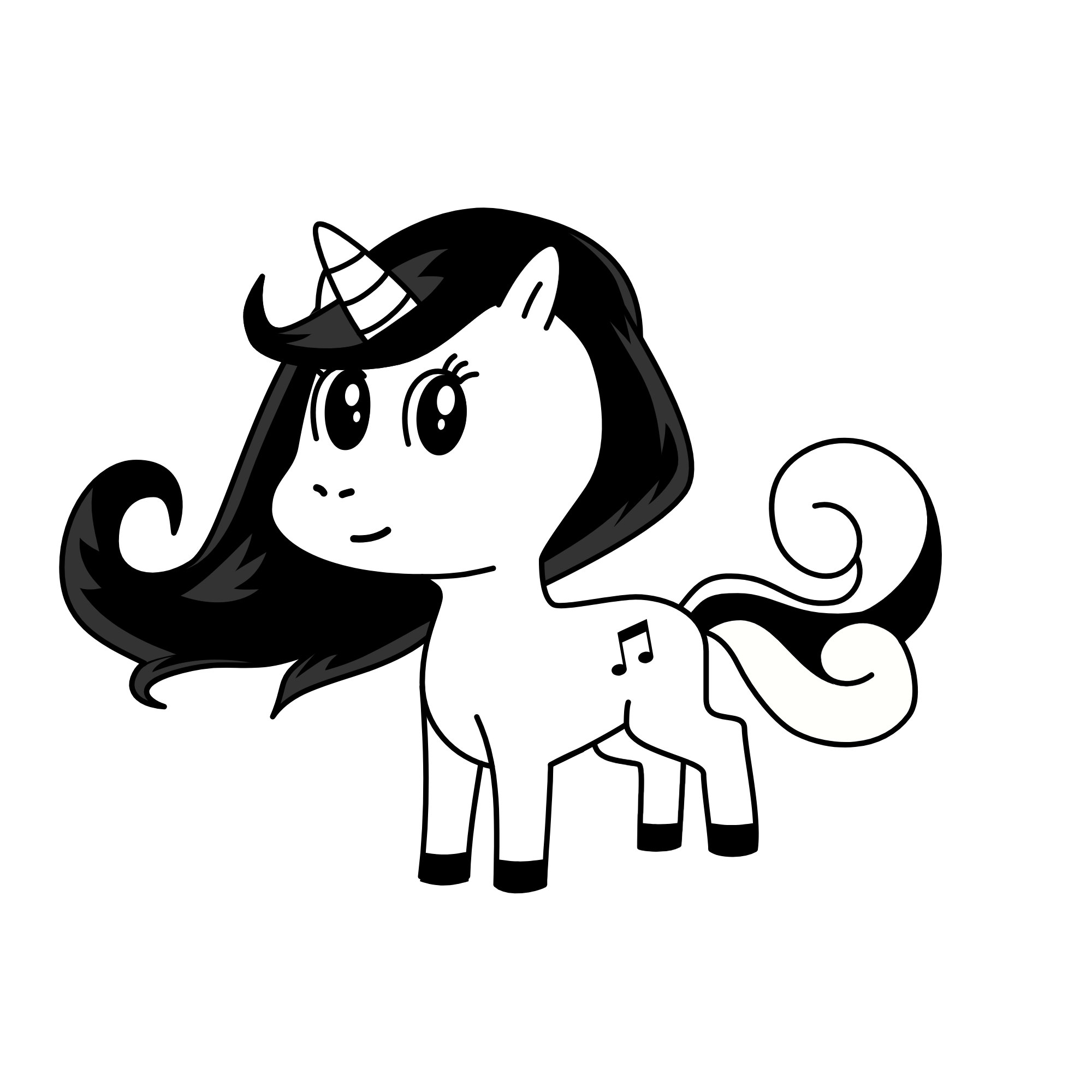 Melodey, the unicorn