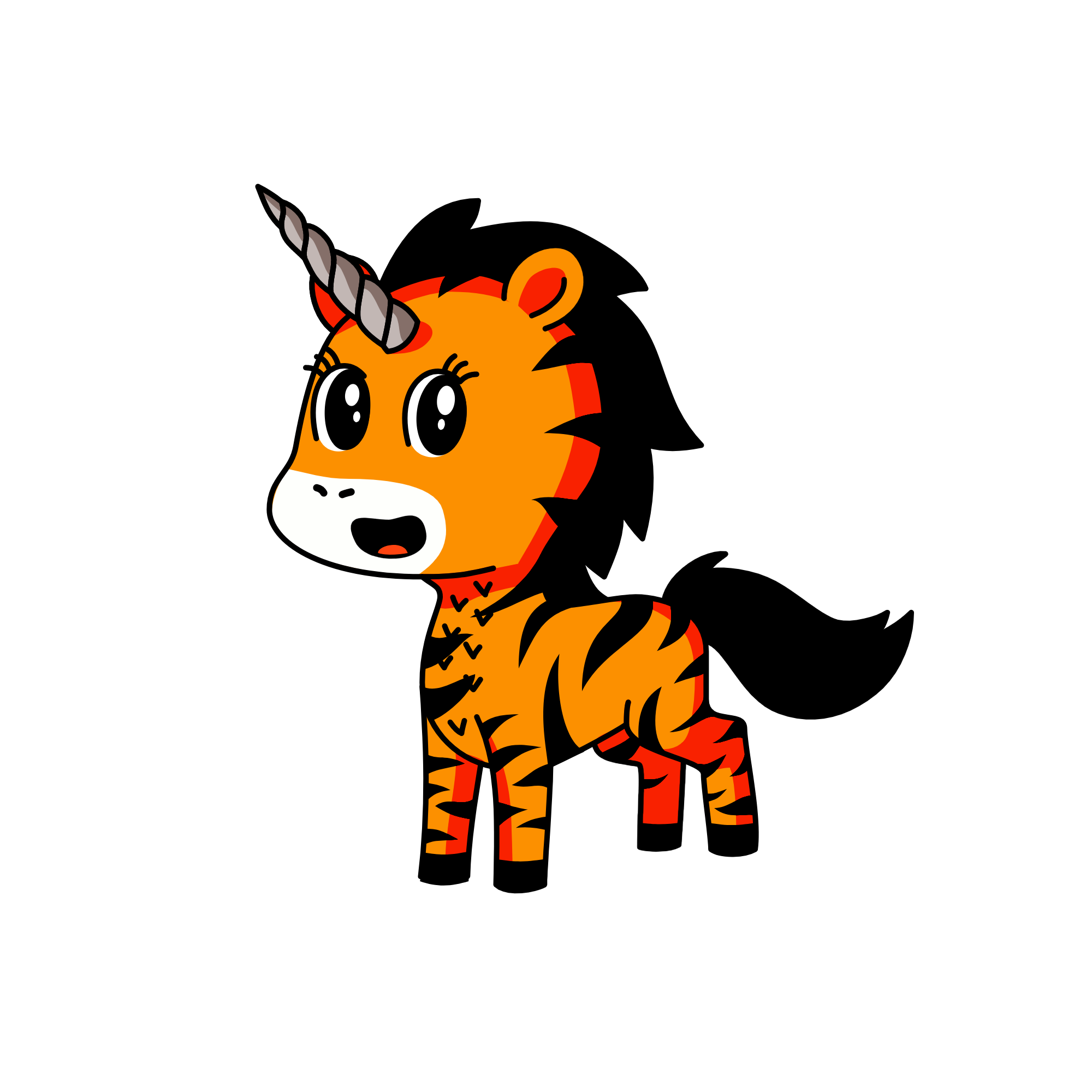 Tiger, the unicorn