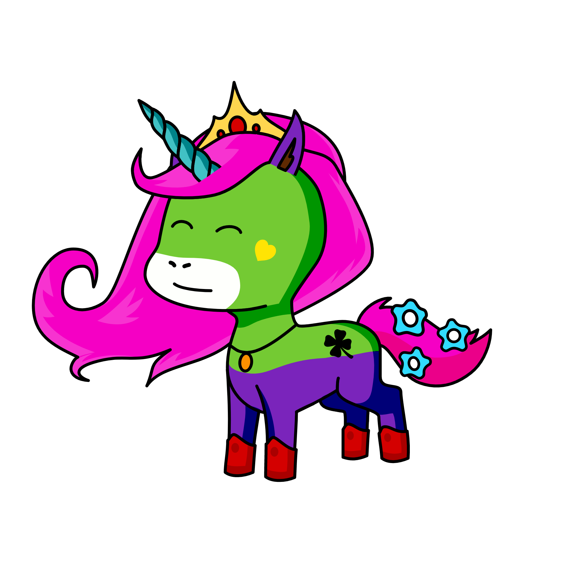 Queen, the unicorn