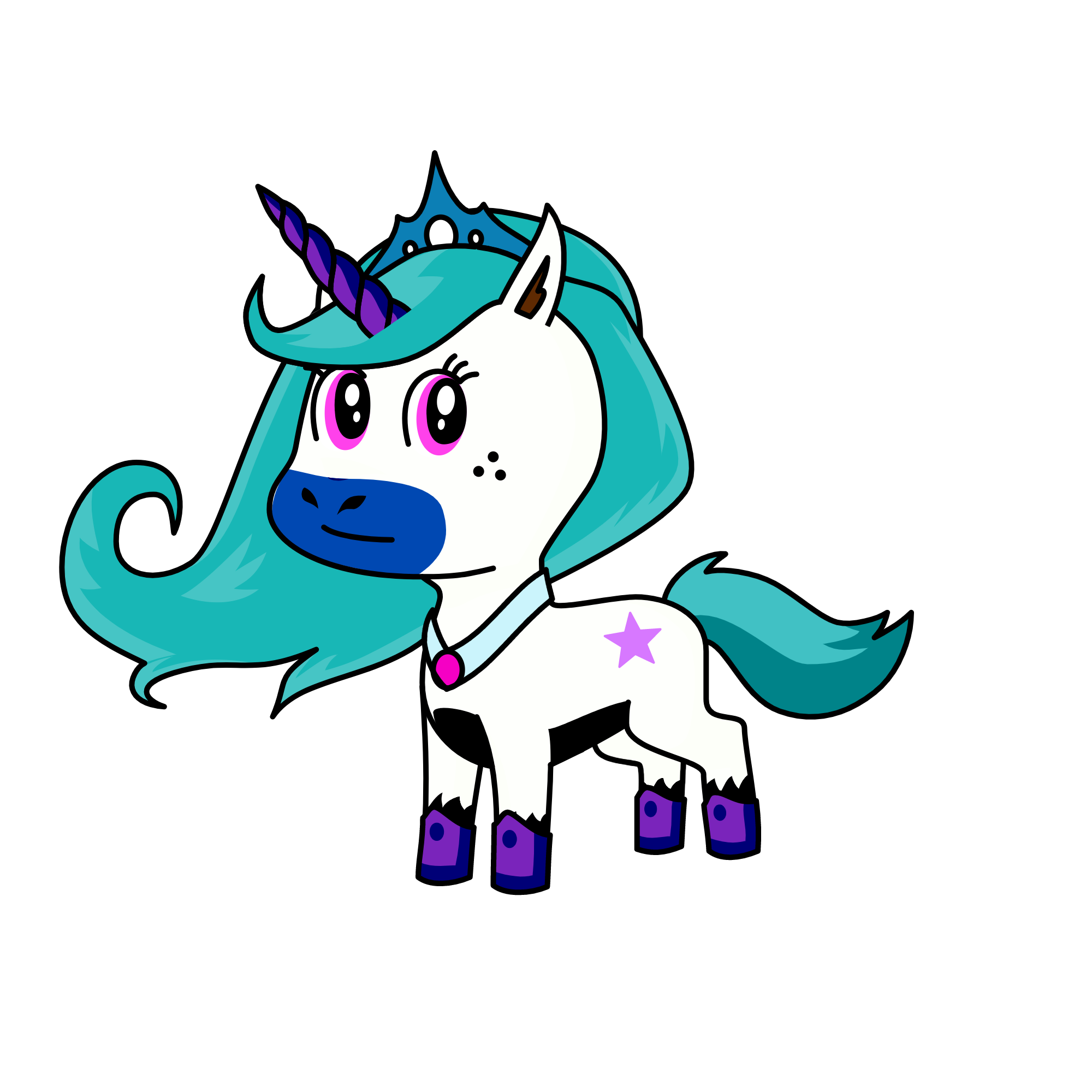 Ice, the unicorn