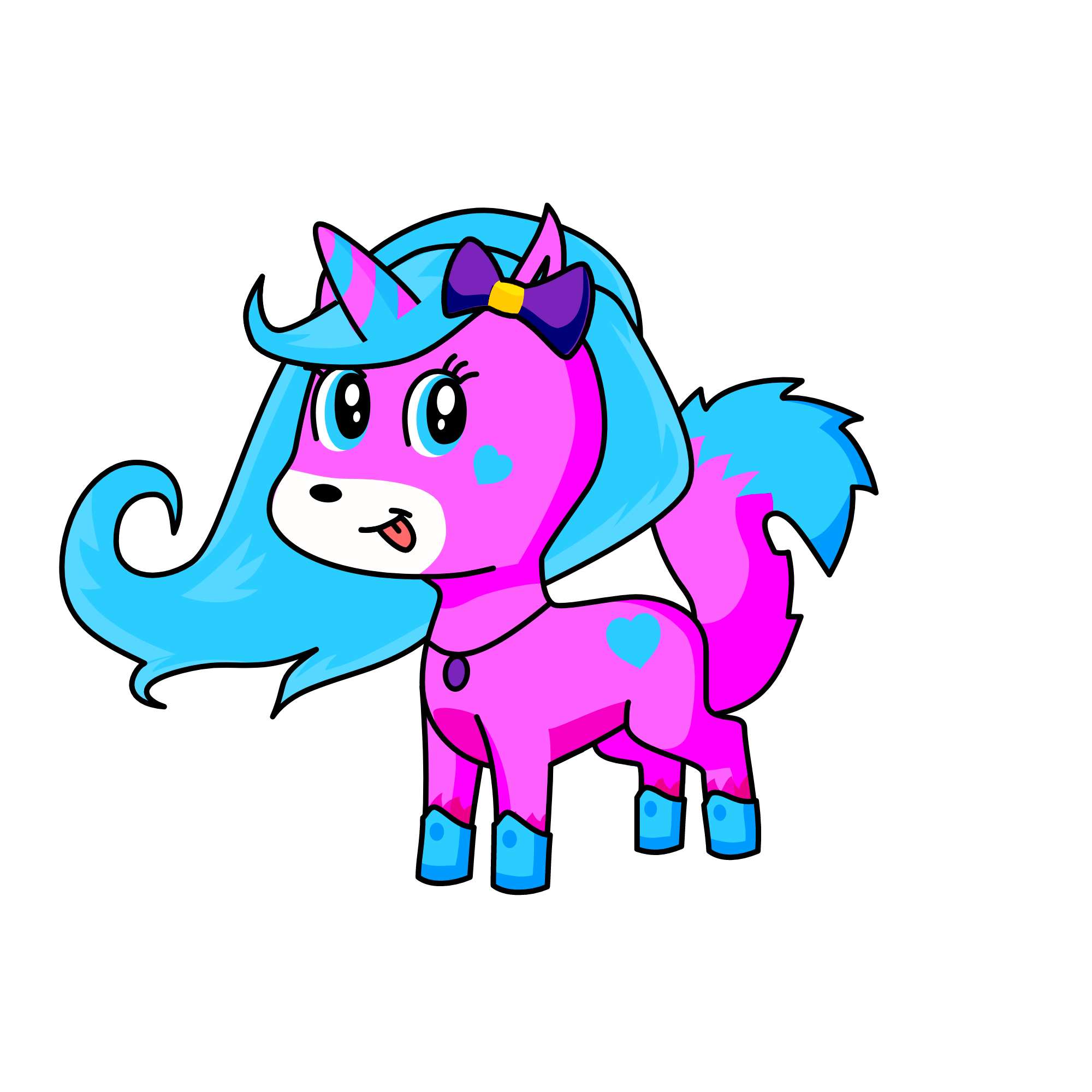 Cotton Maria, the unicorn