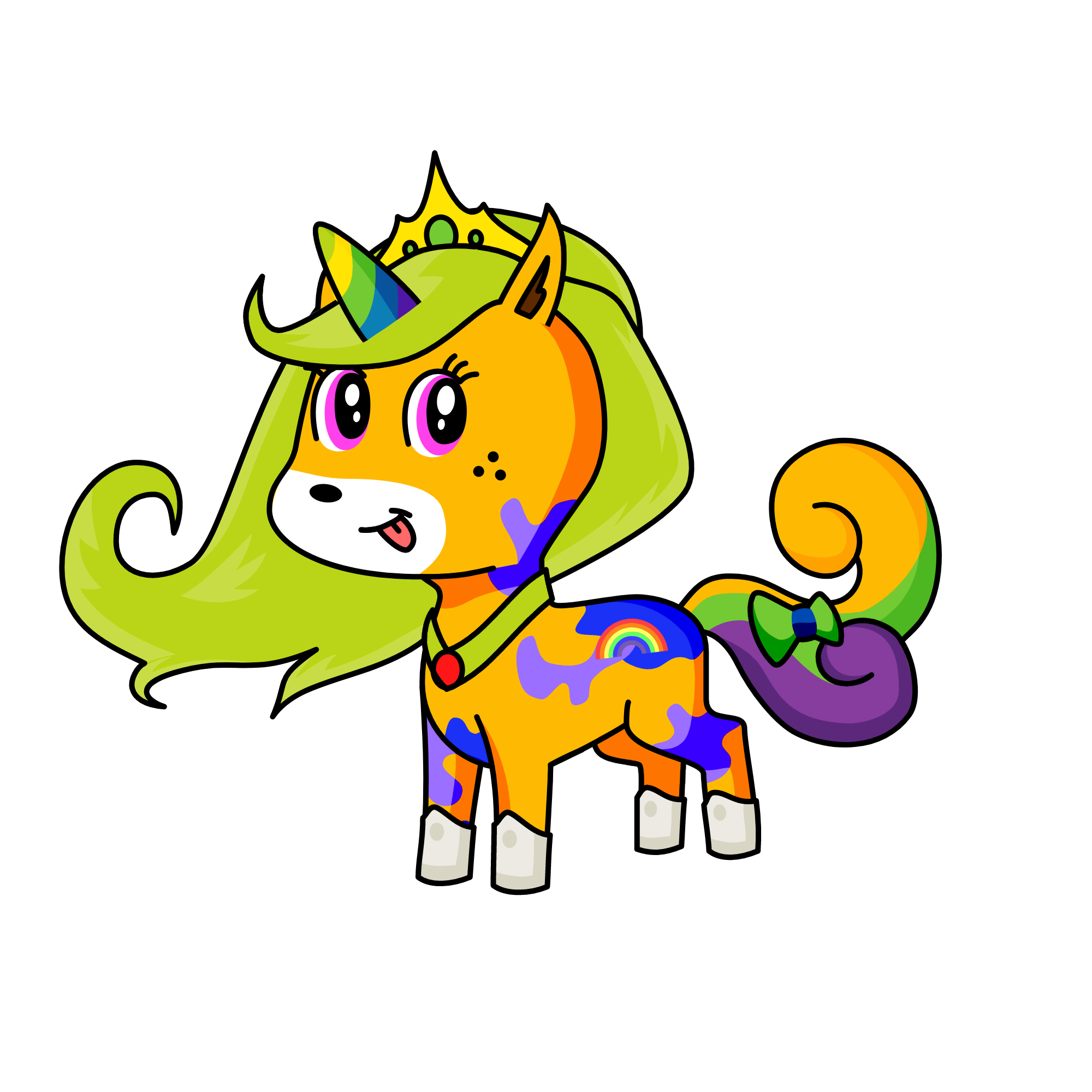 rainbow, the unicorn