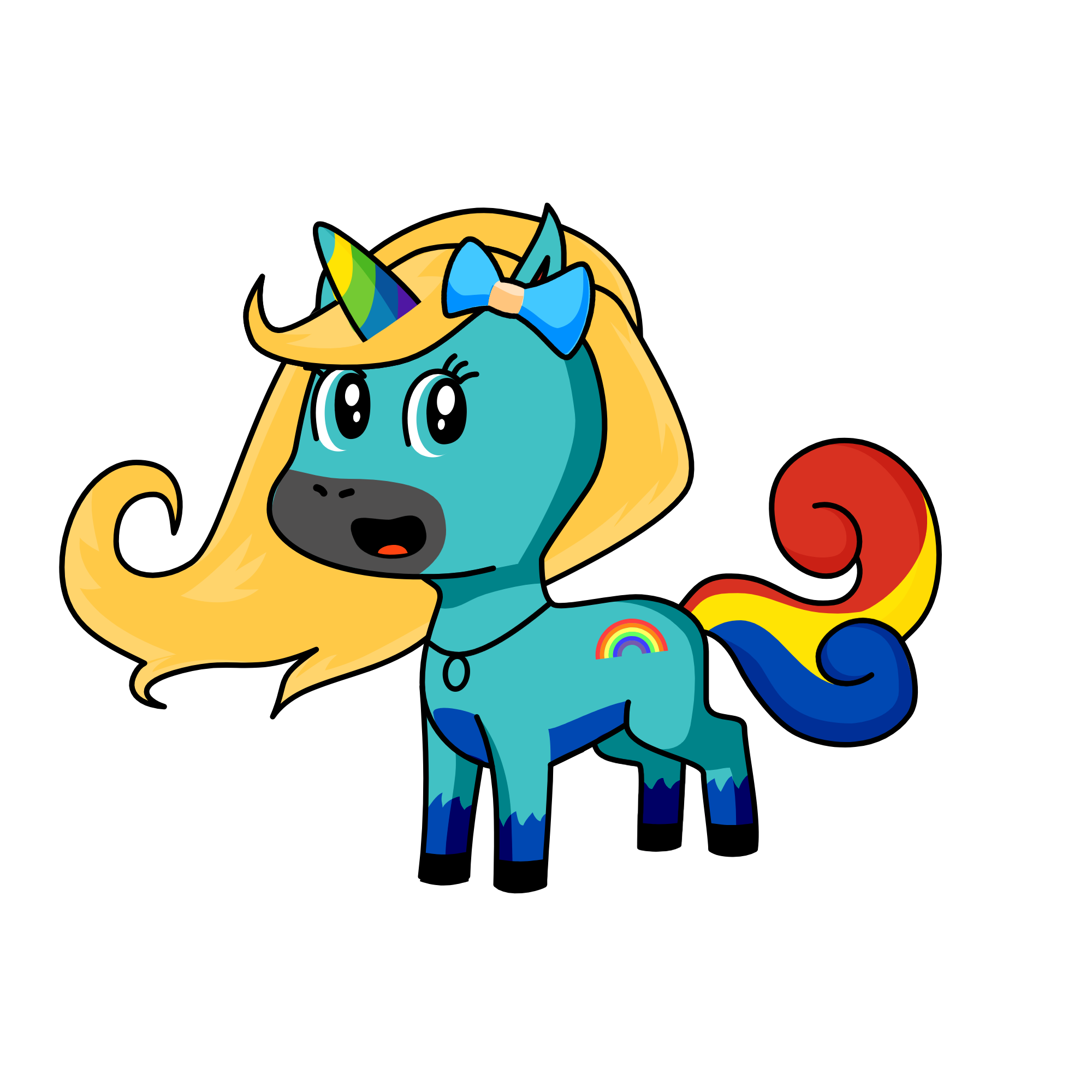 RainbowDash, the unicorn
