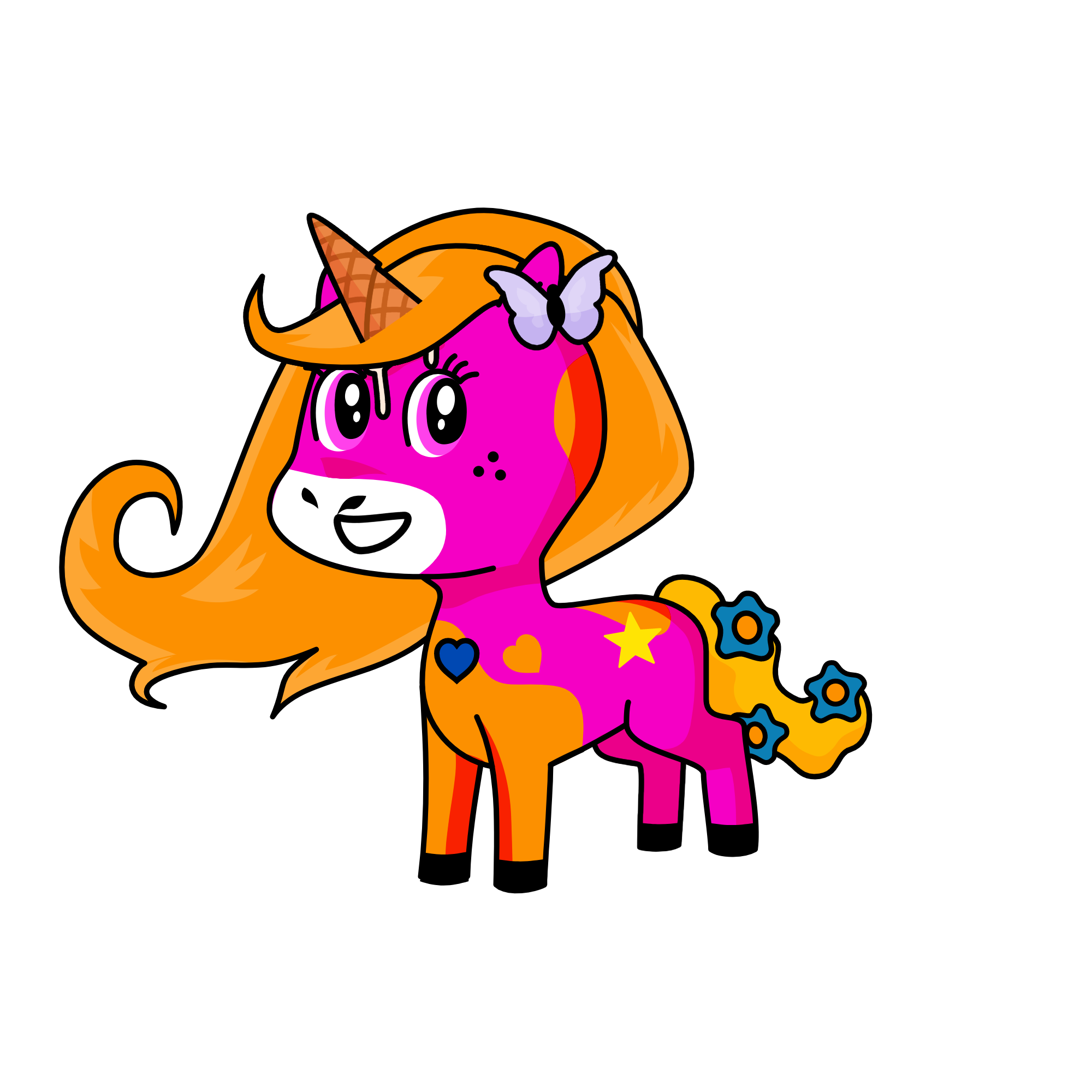 CreamUni, the unicorn