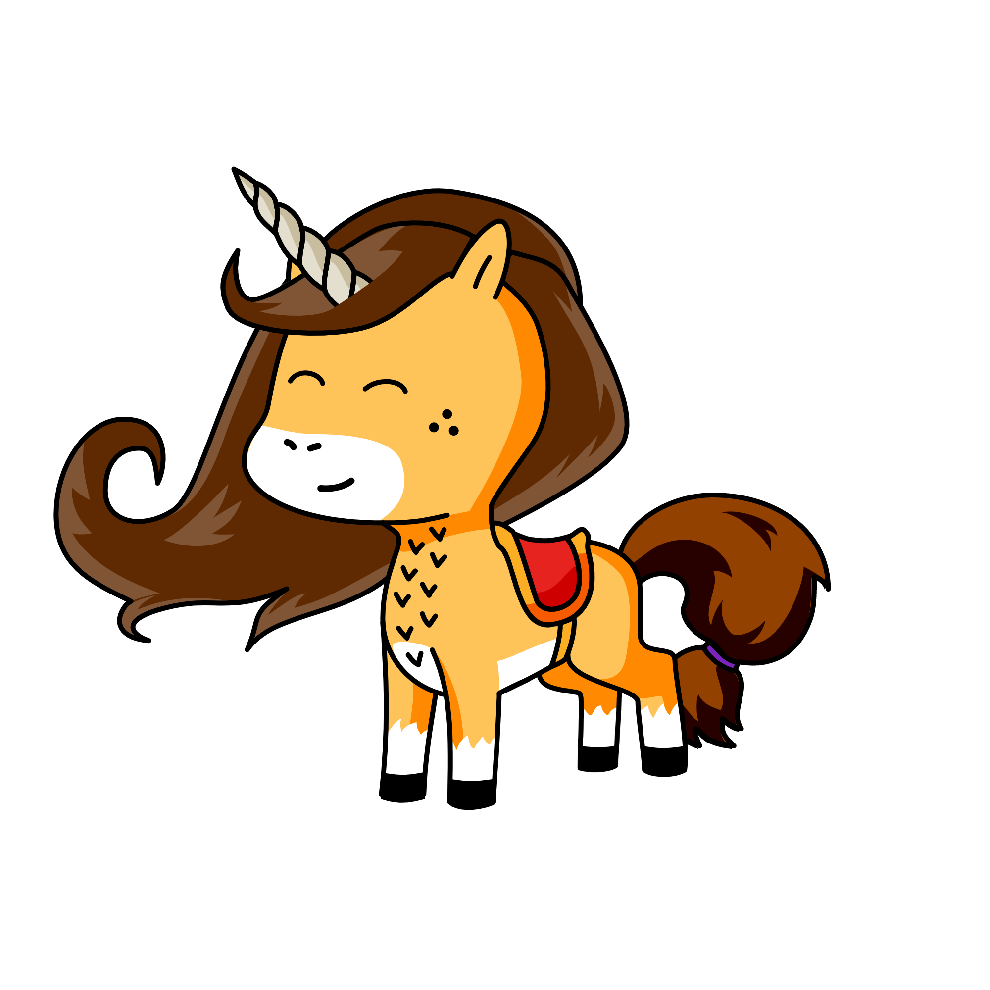 מוש, the unicorn