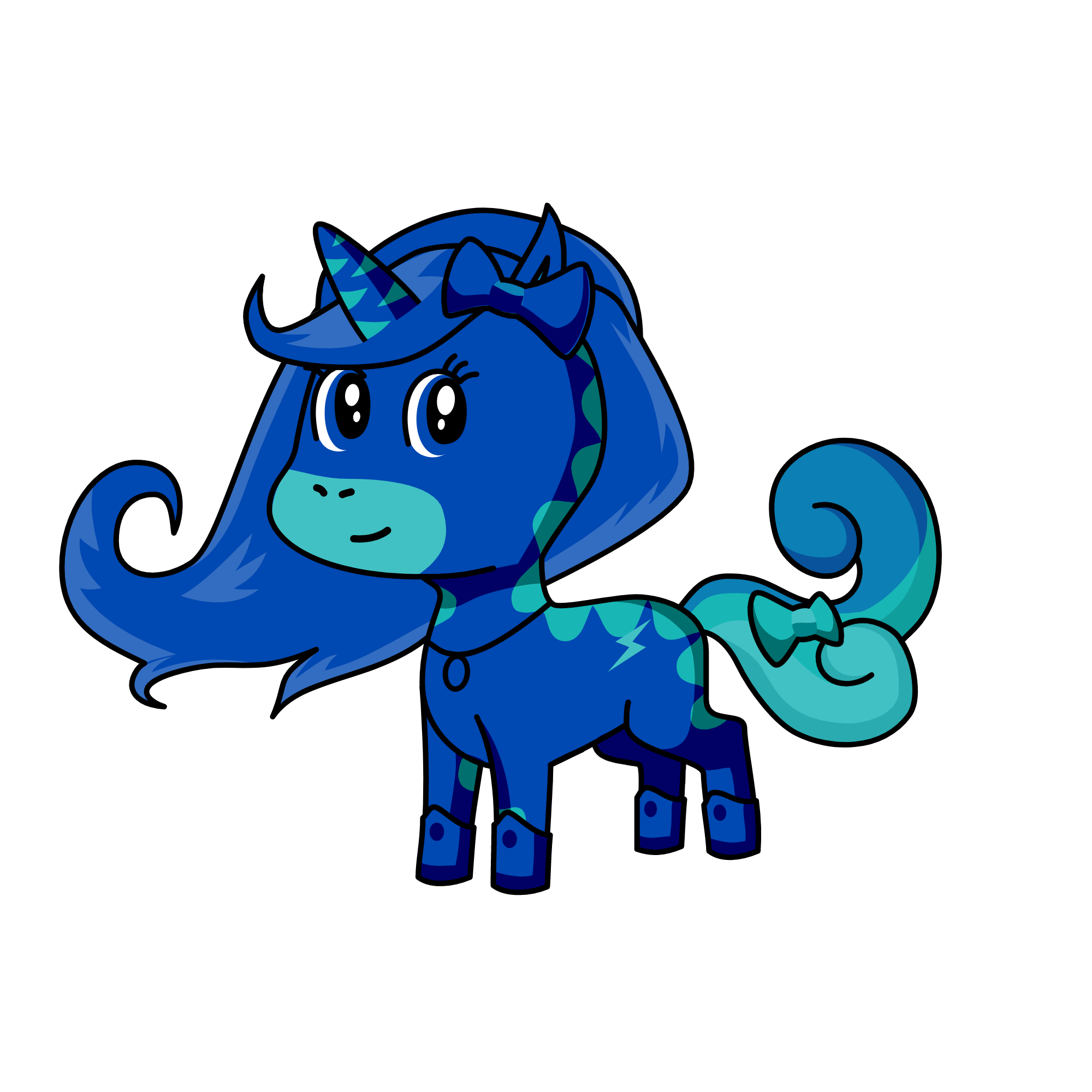 Winter, the unicorn