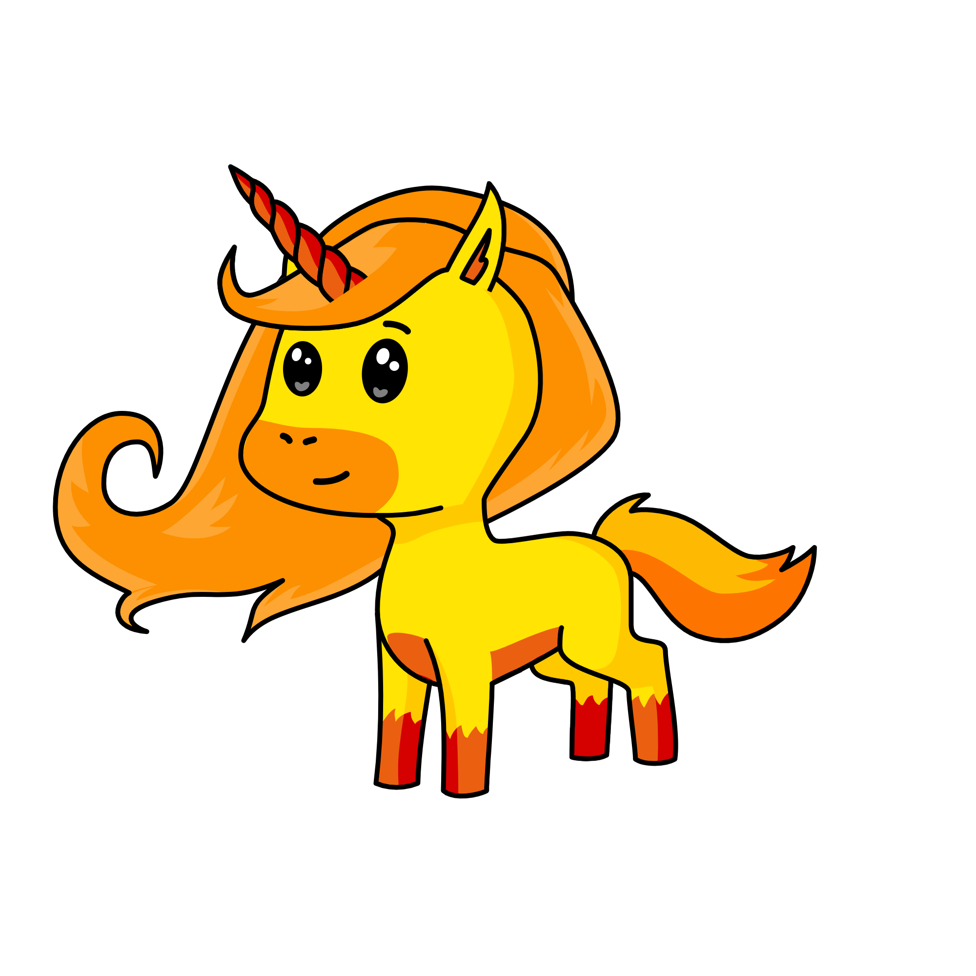 desert flames, the unicorn