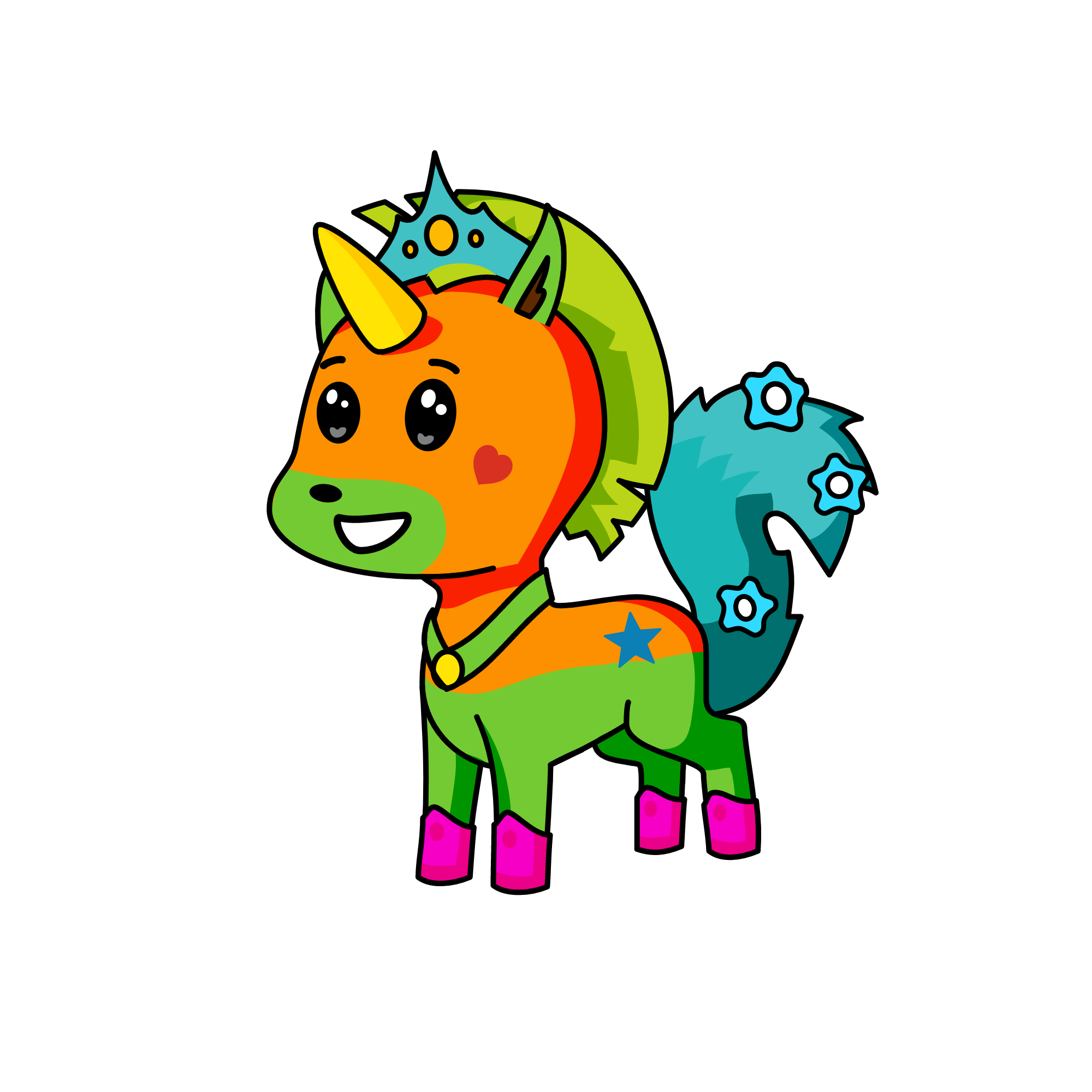 Dessi, the unicorn