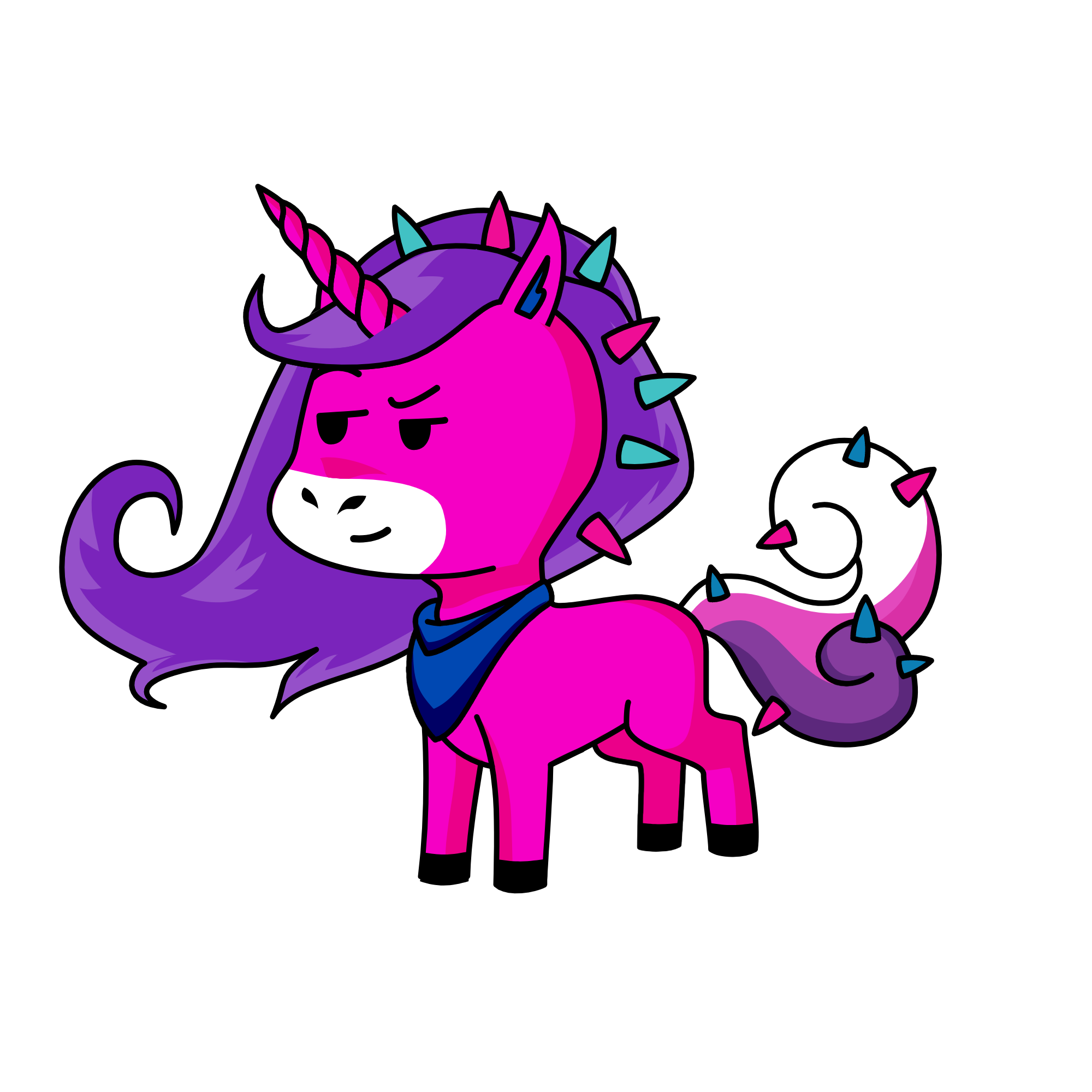 puurpl, the unicorn
