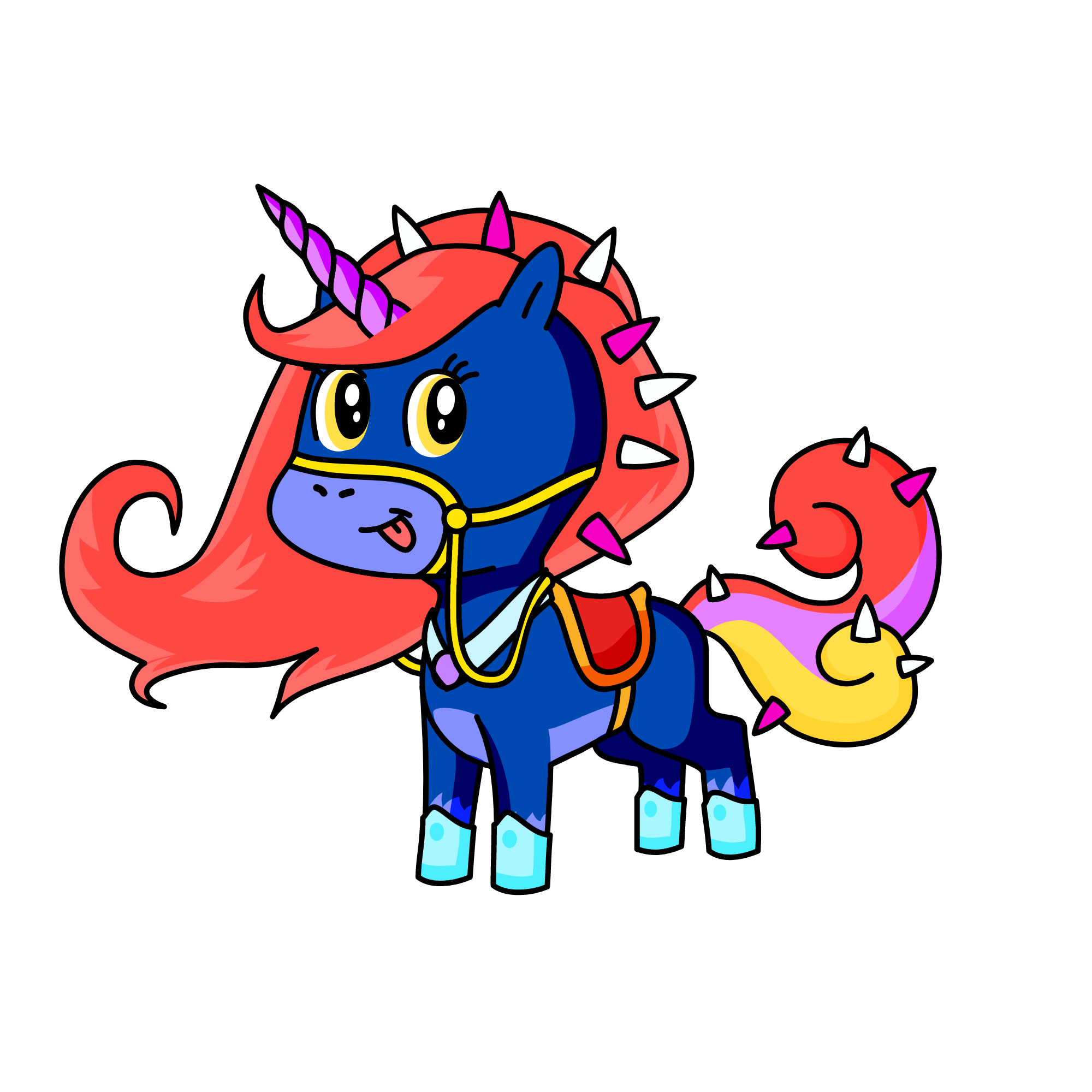Twistie, the unicorn