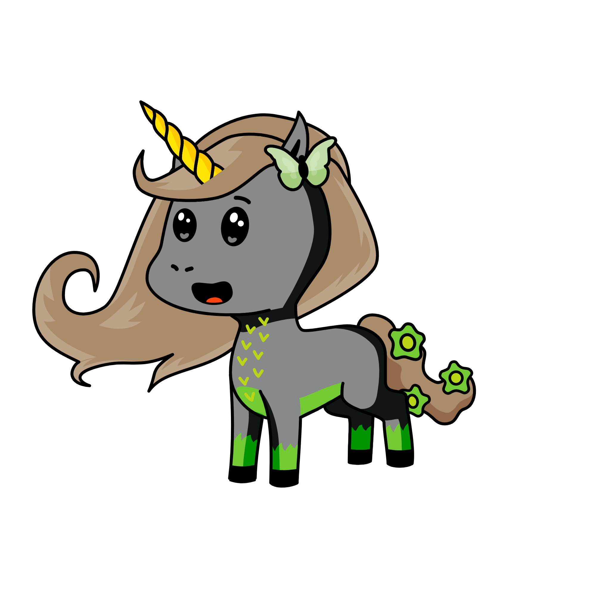 wiold flower, the unicorn