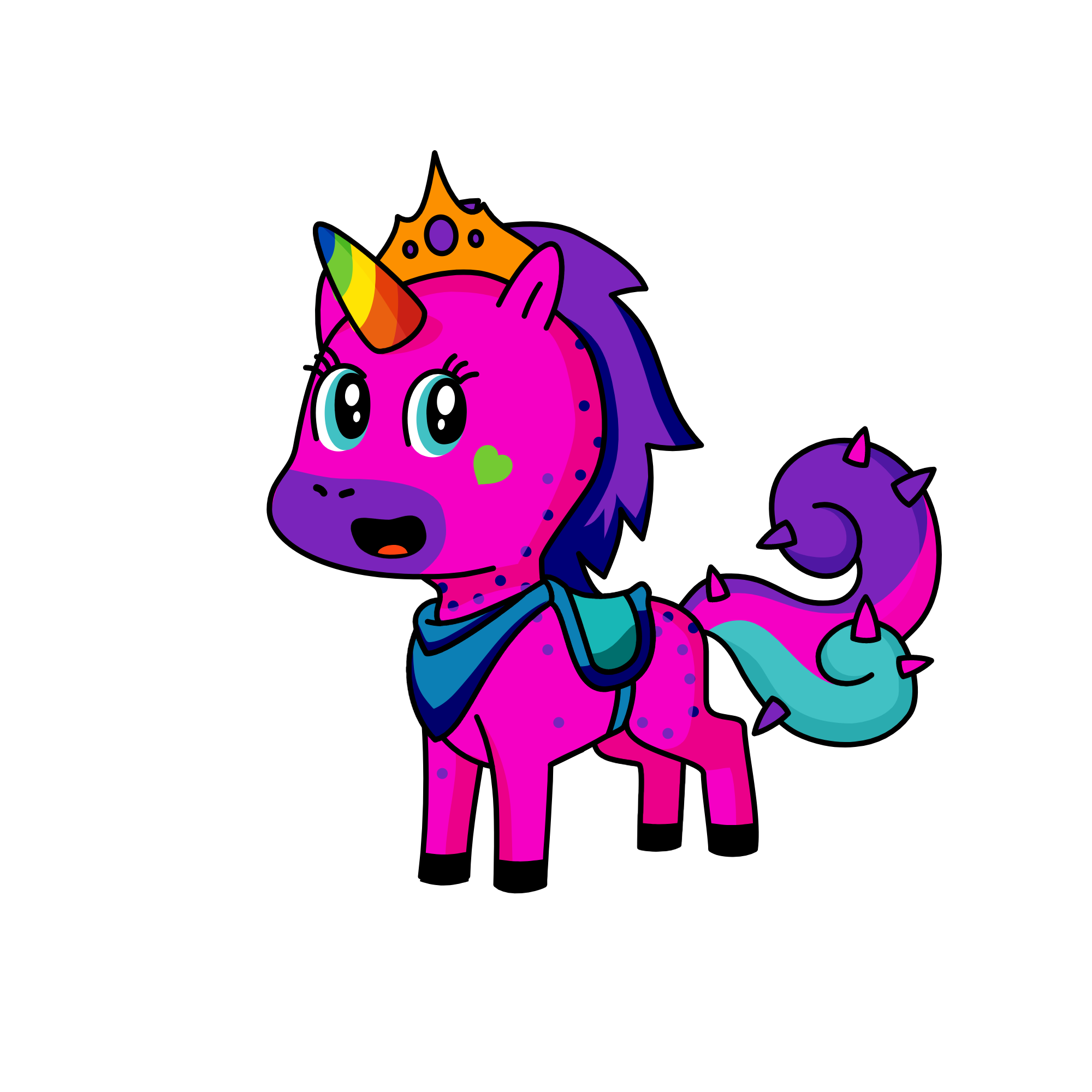 Brinley Unicorn, the unicorn