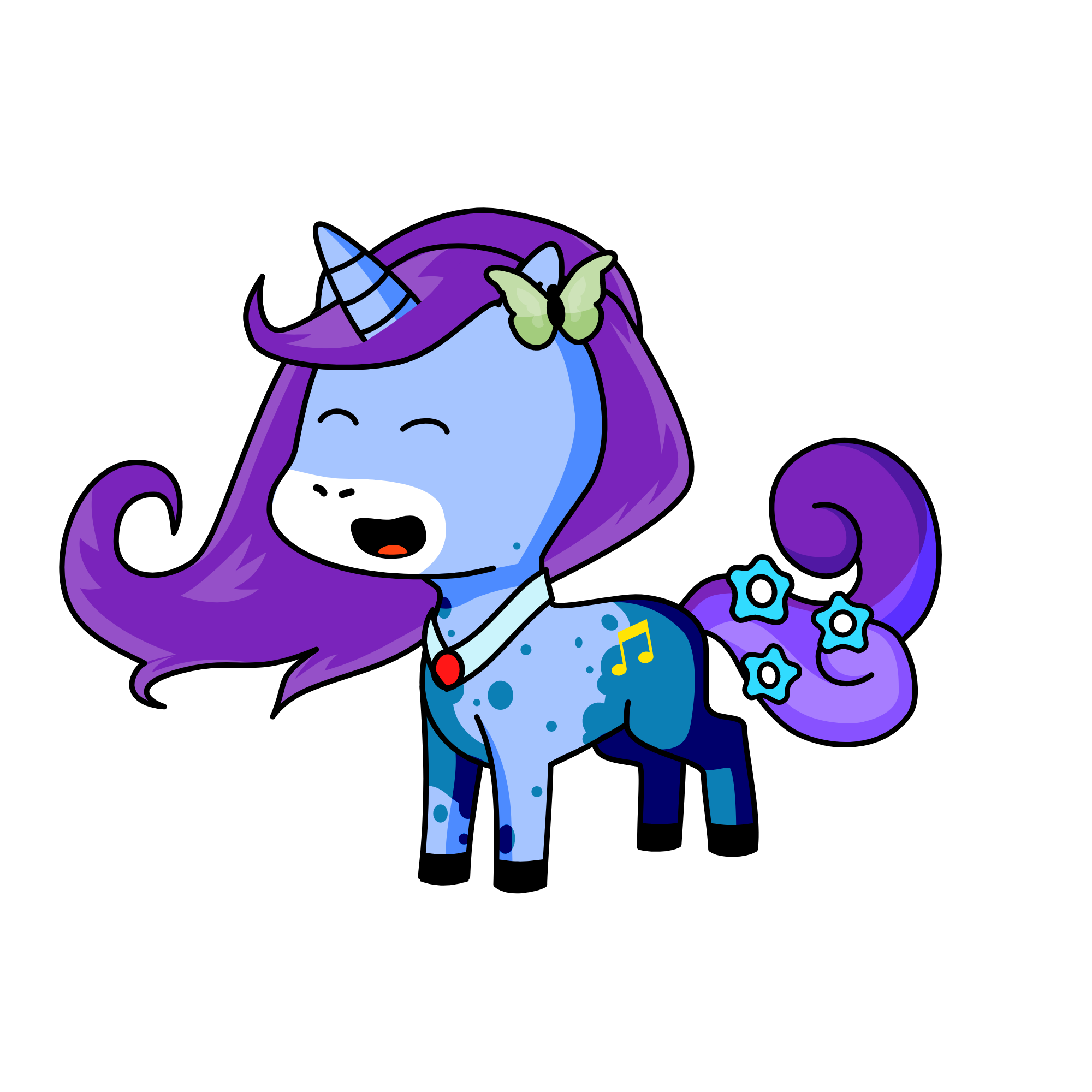 Princess of music, the unicorn