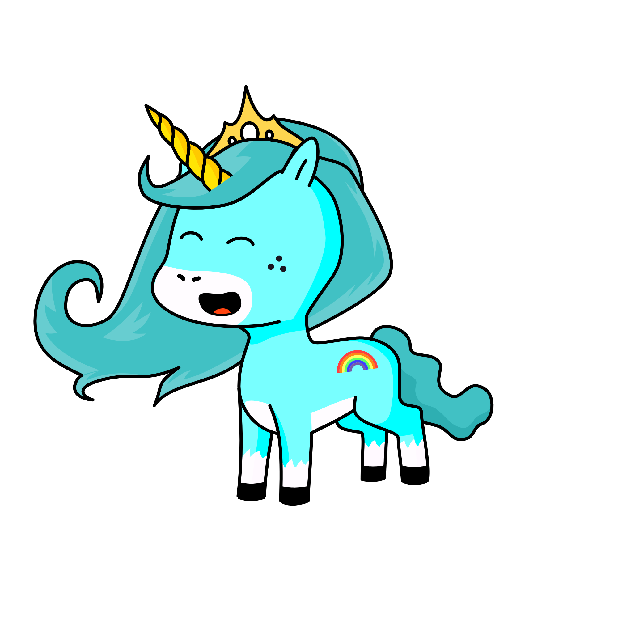 shiny, the unicorn