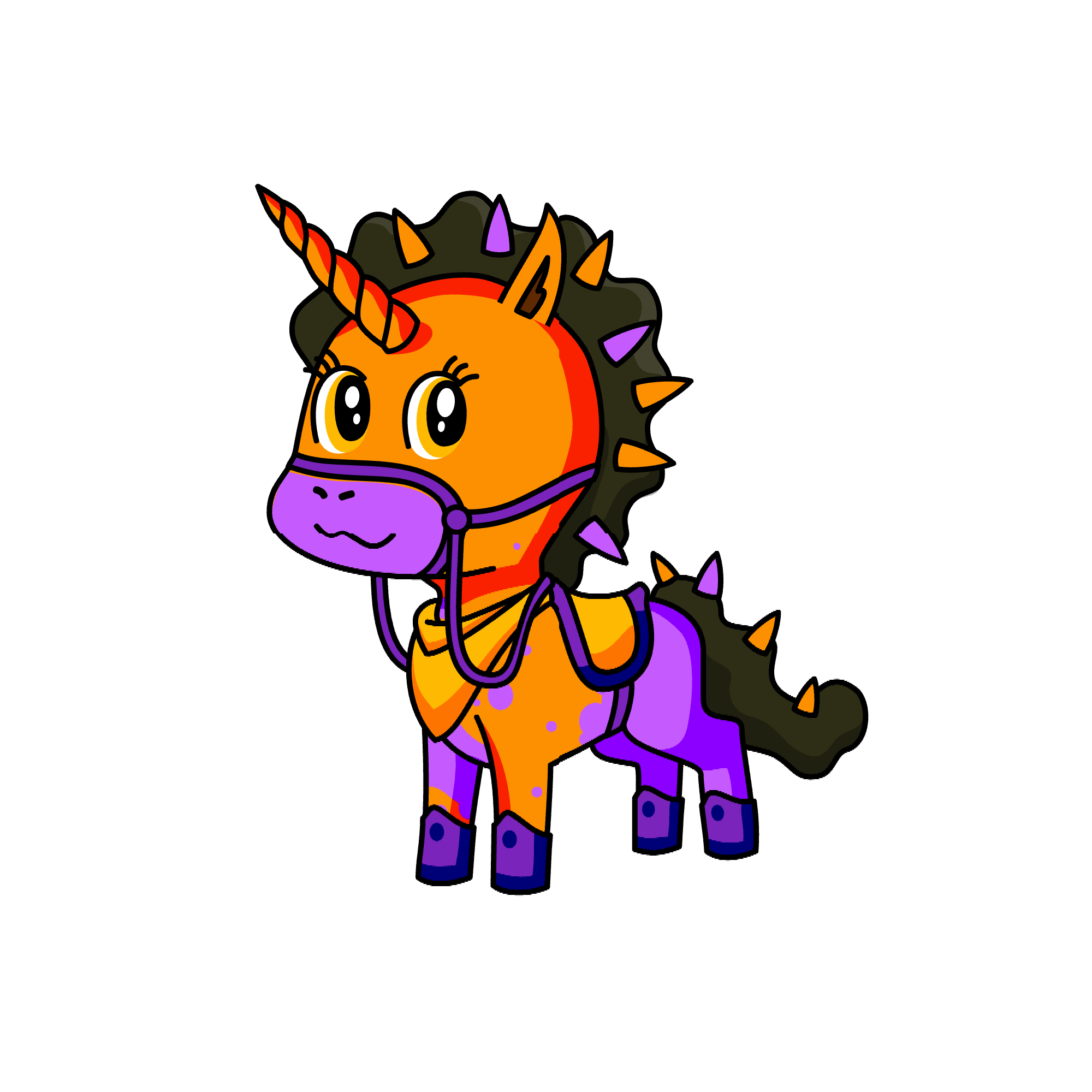Pumpkin, the unicorn