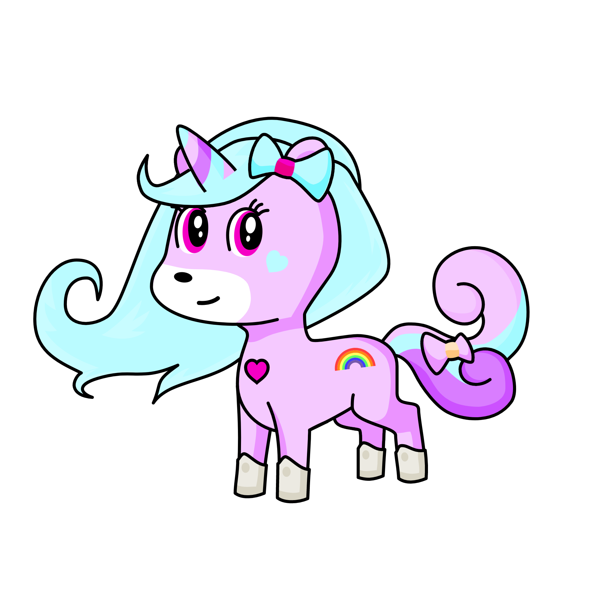 fluffy, the unicorn