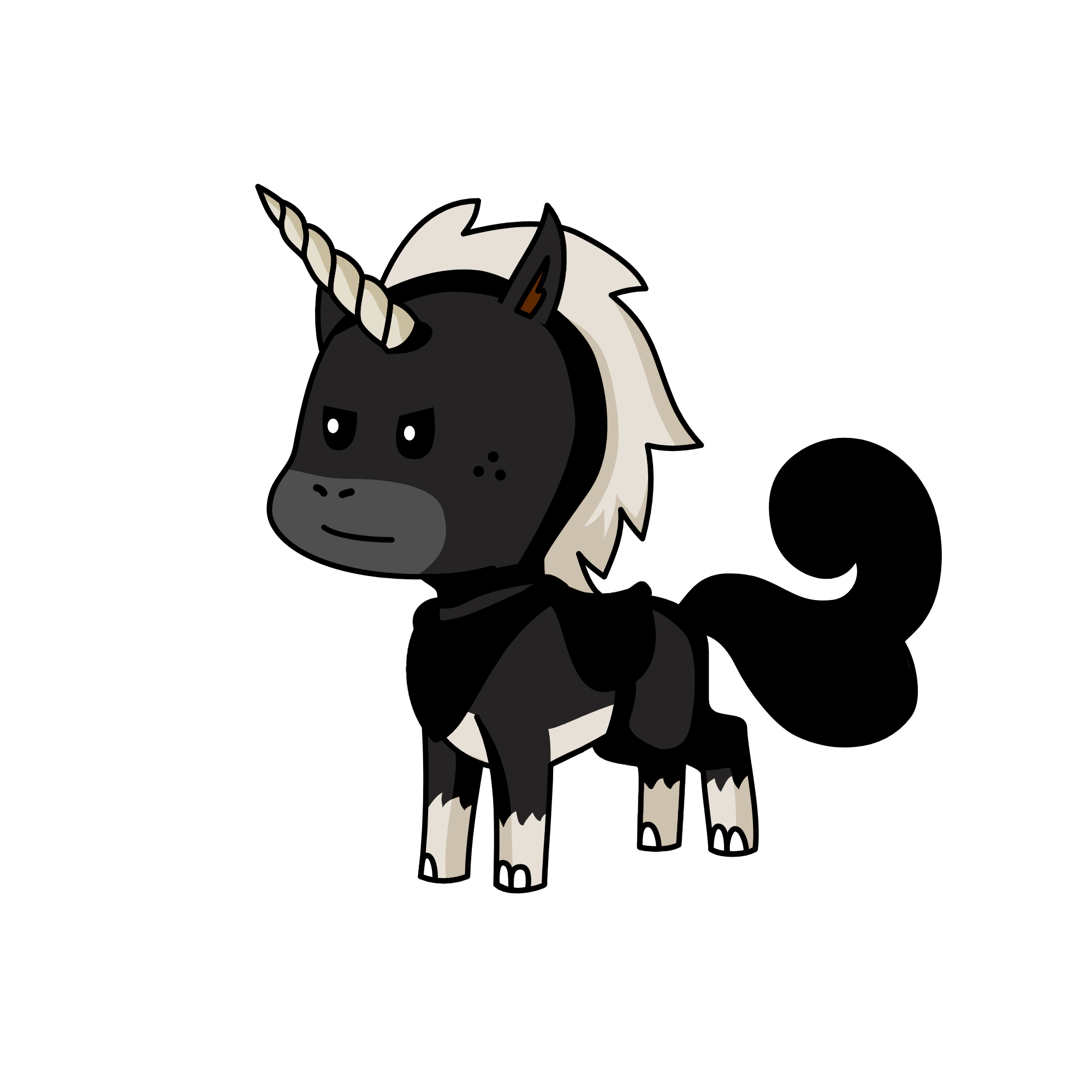 Midnight, the unicorn