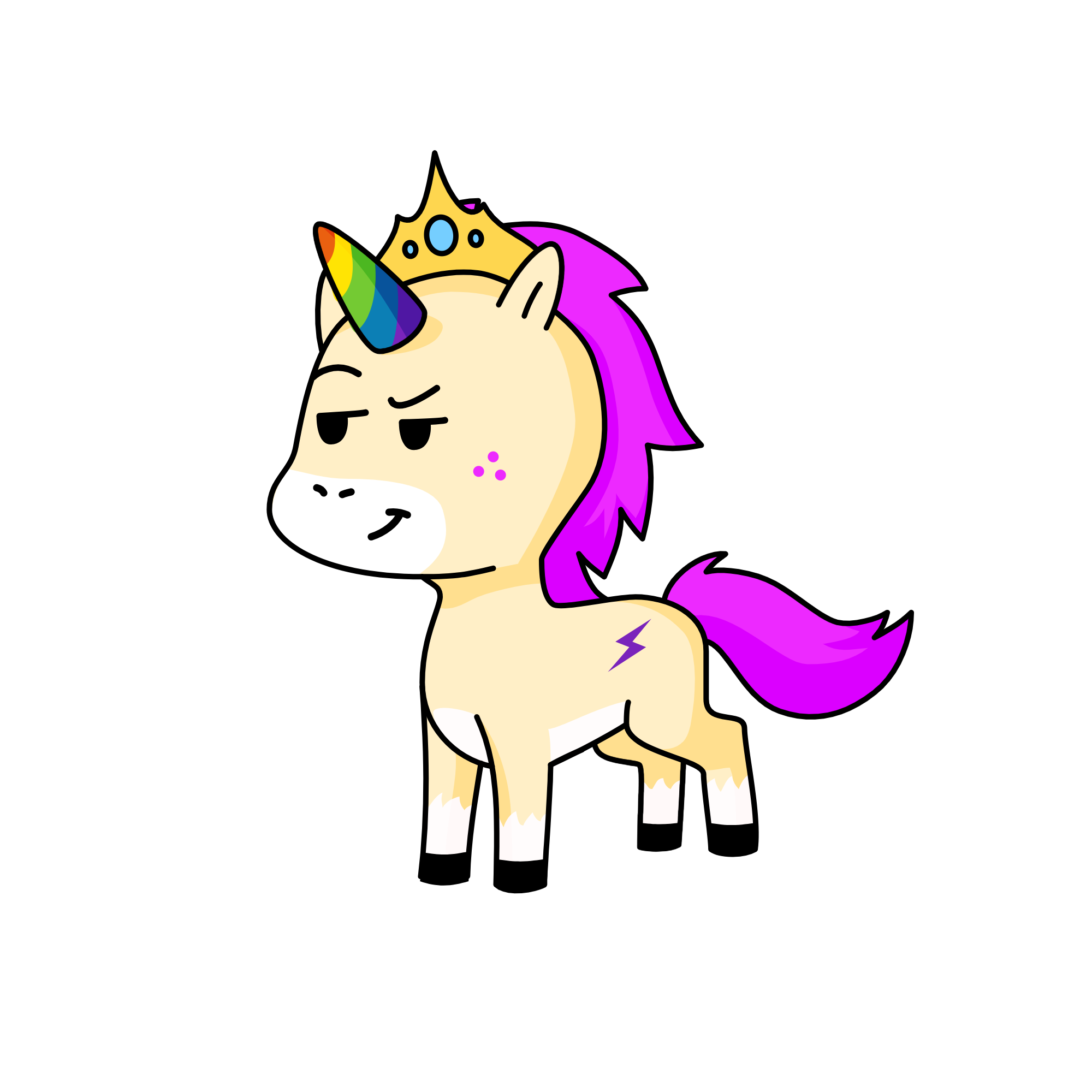 Sassycorn, the unicorn