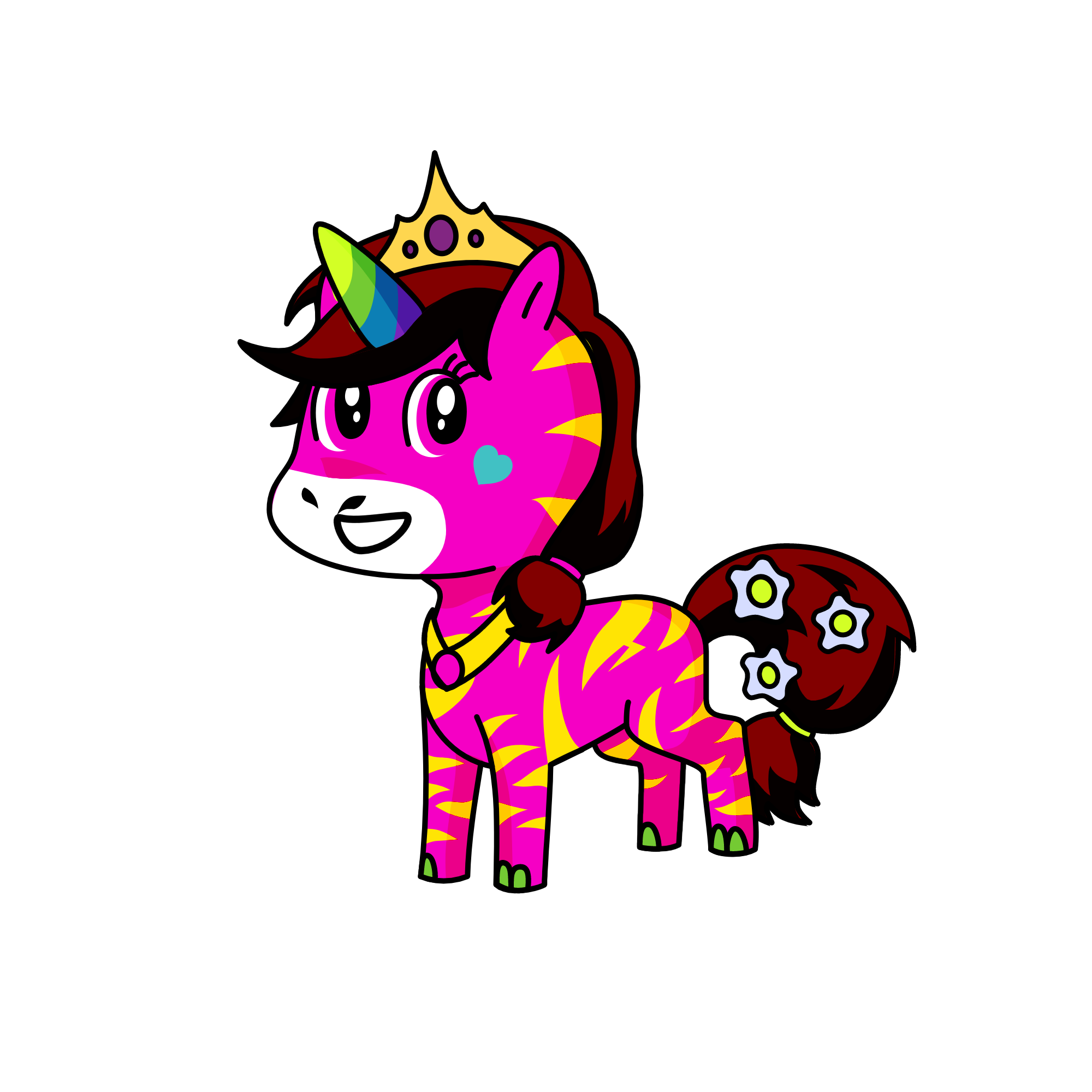 rainbow dash, the unicorn