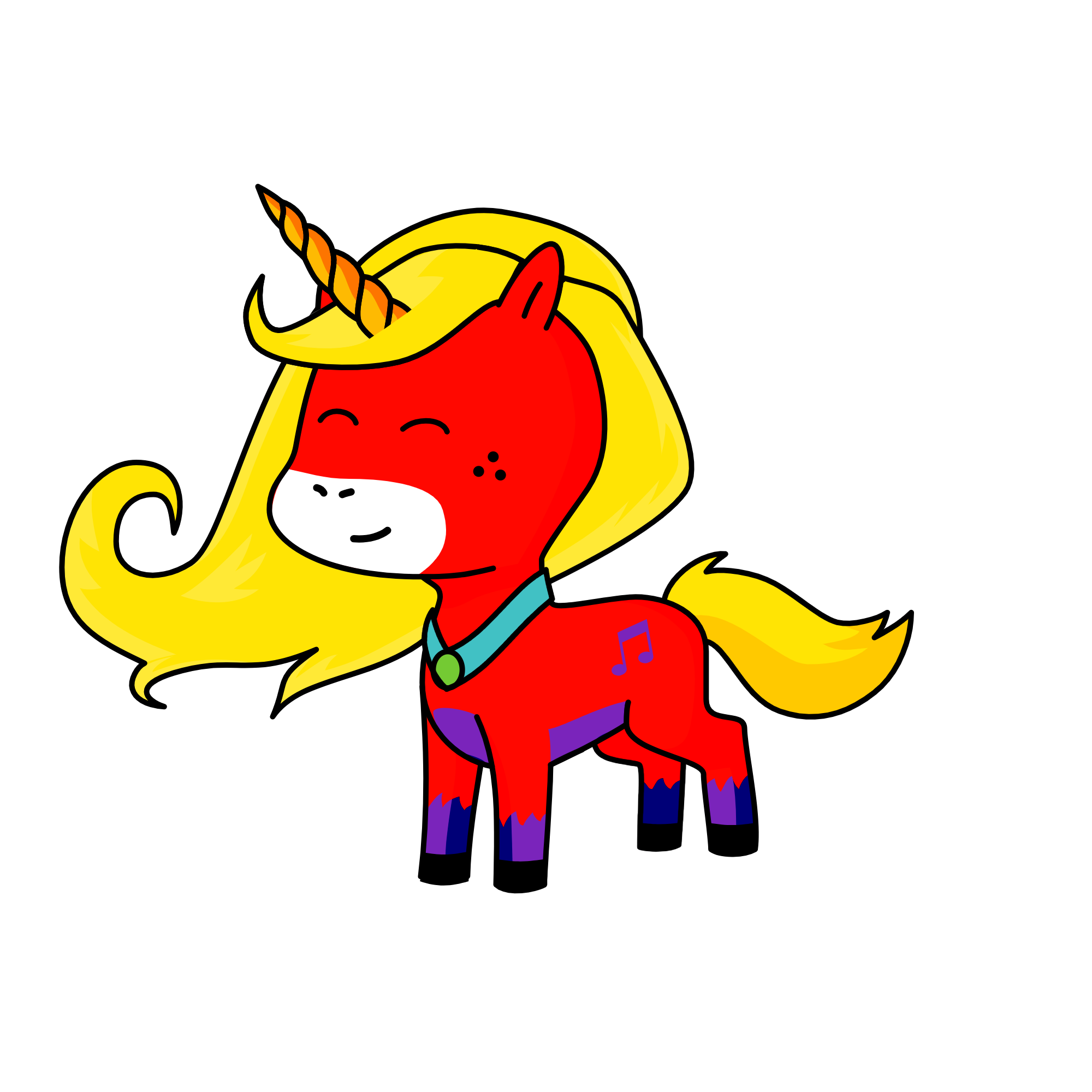 rainbow, the unicorn