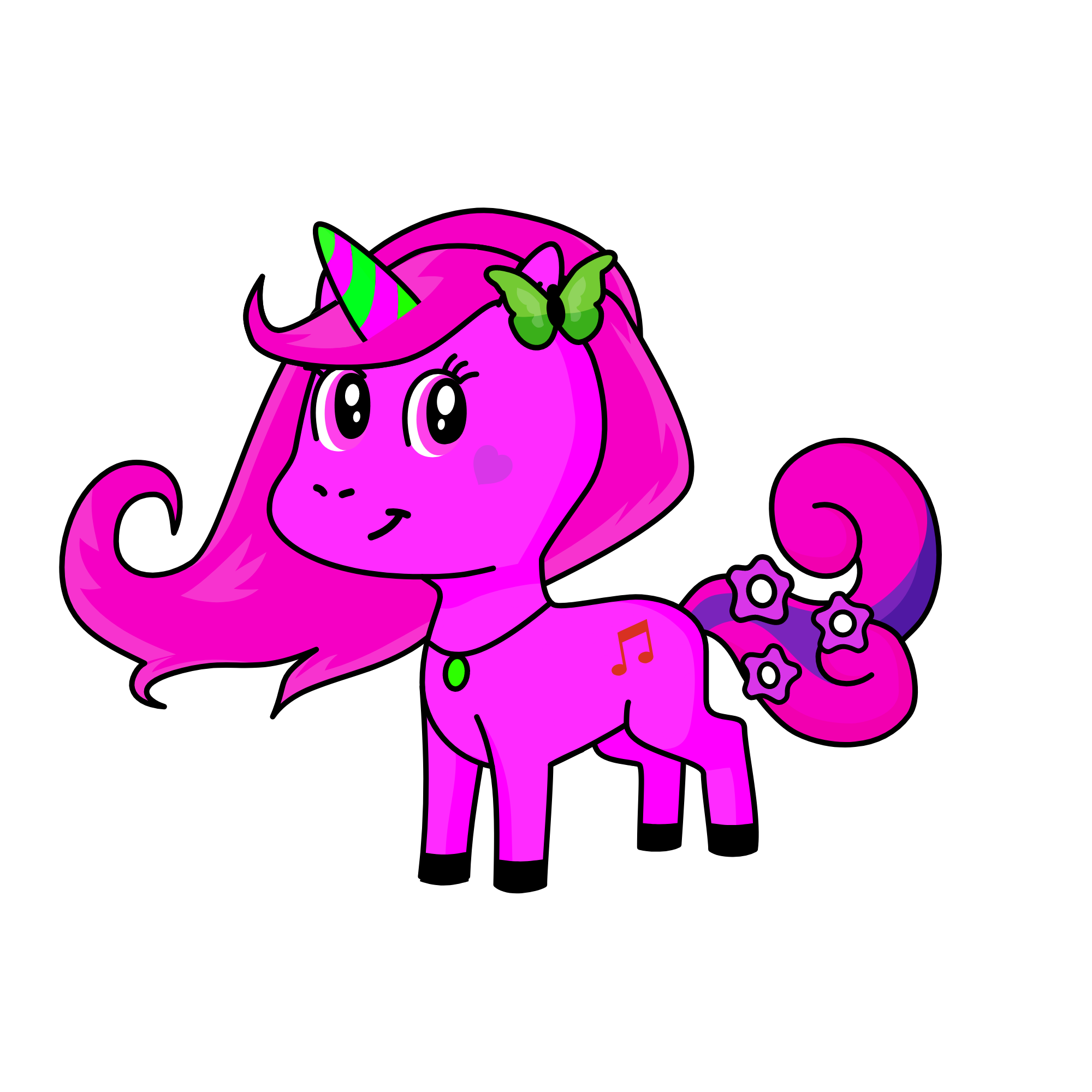 RAINBOW, the unicorn