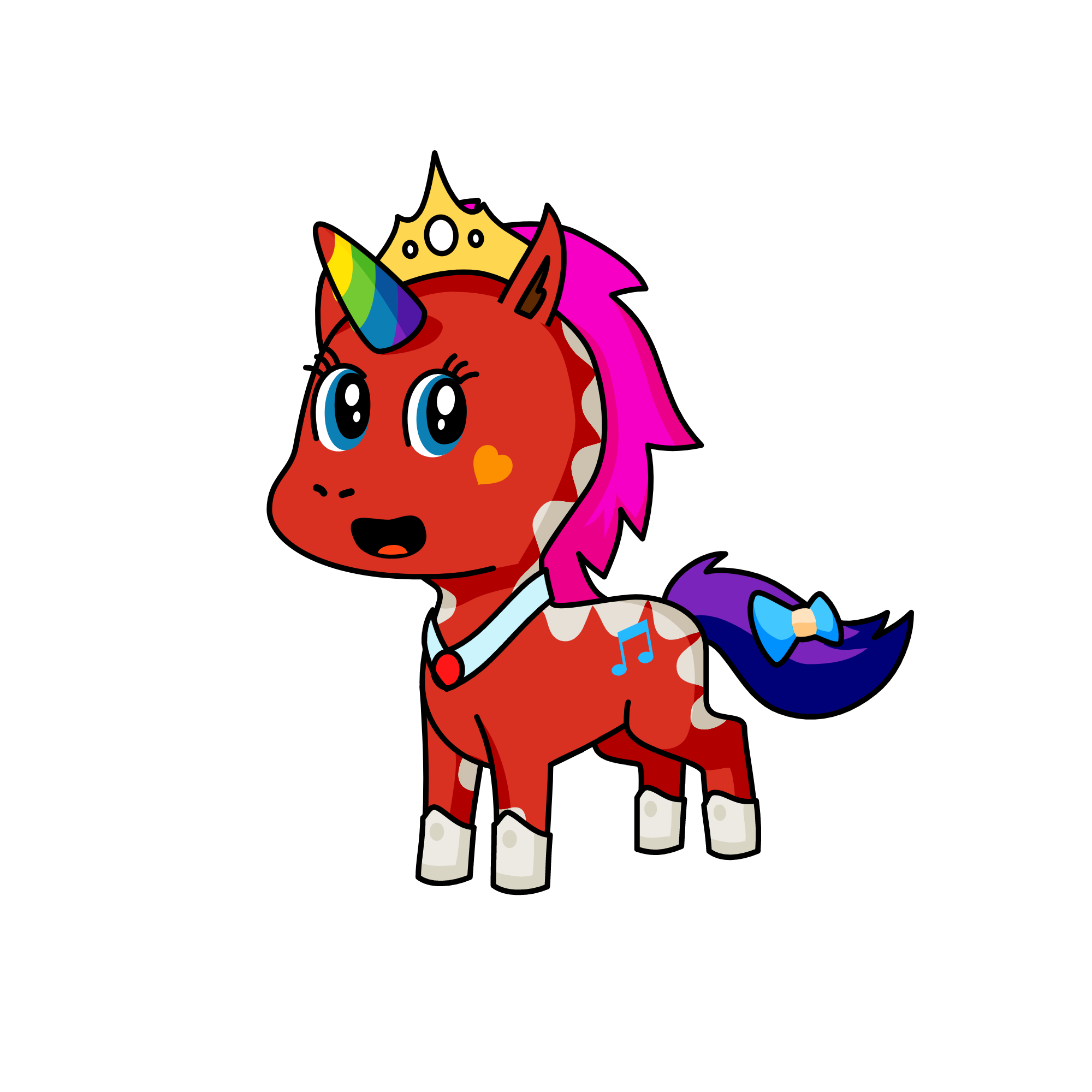 Scarlett, the unicorn