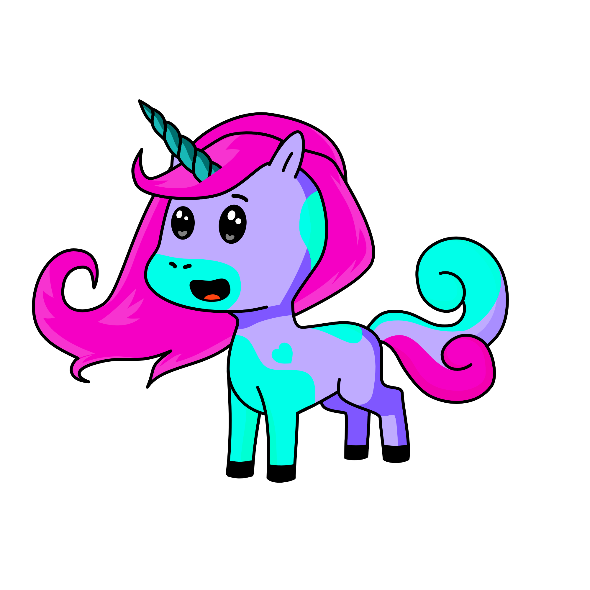 slime, the unicorn