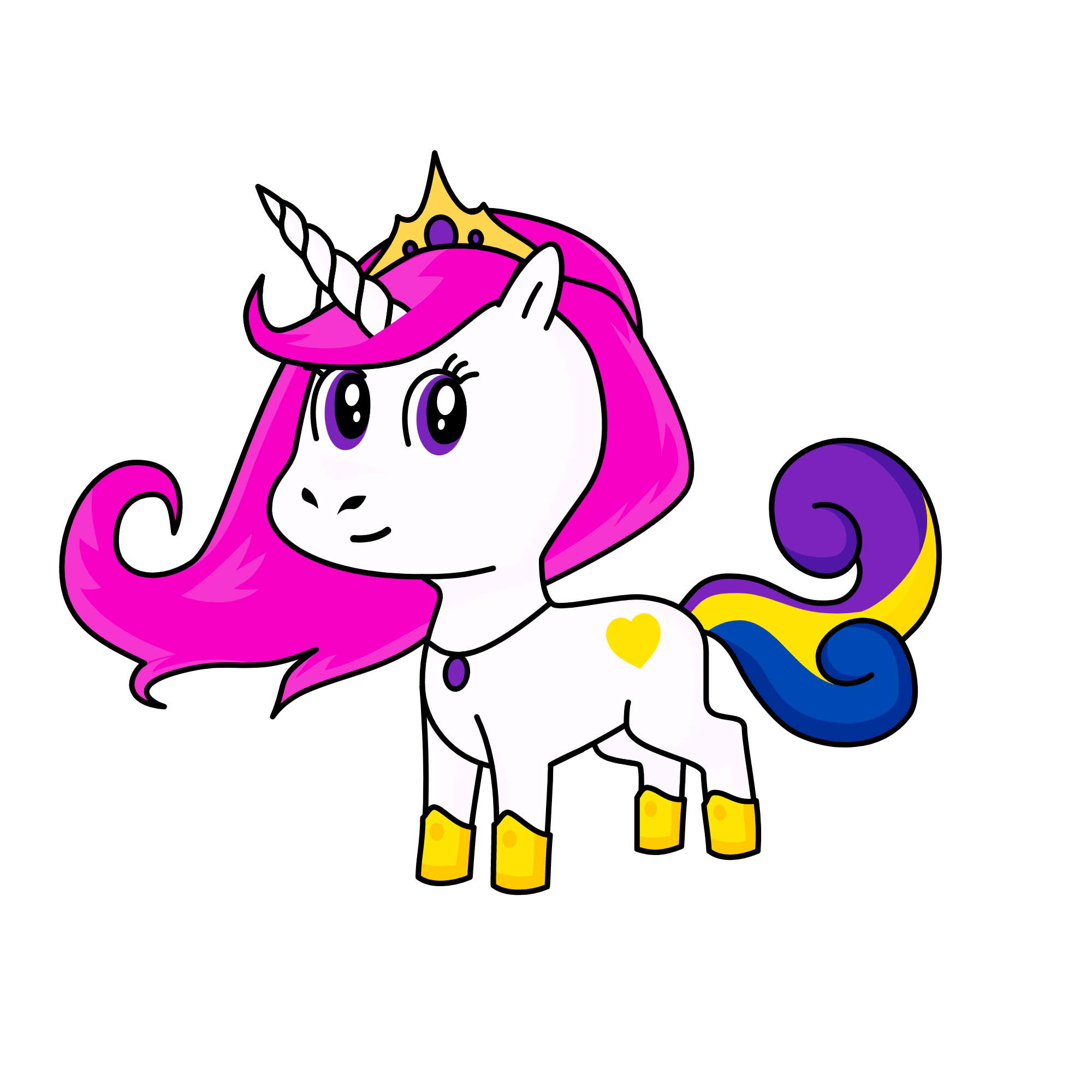 Queen selestia, the unicorn