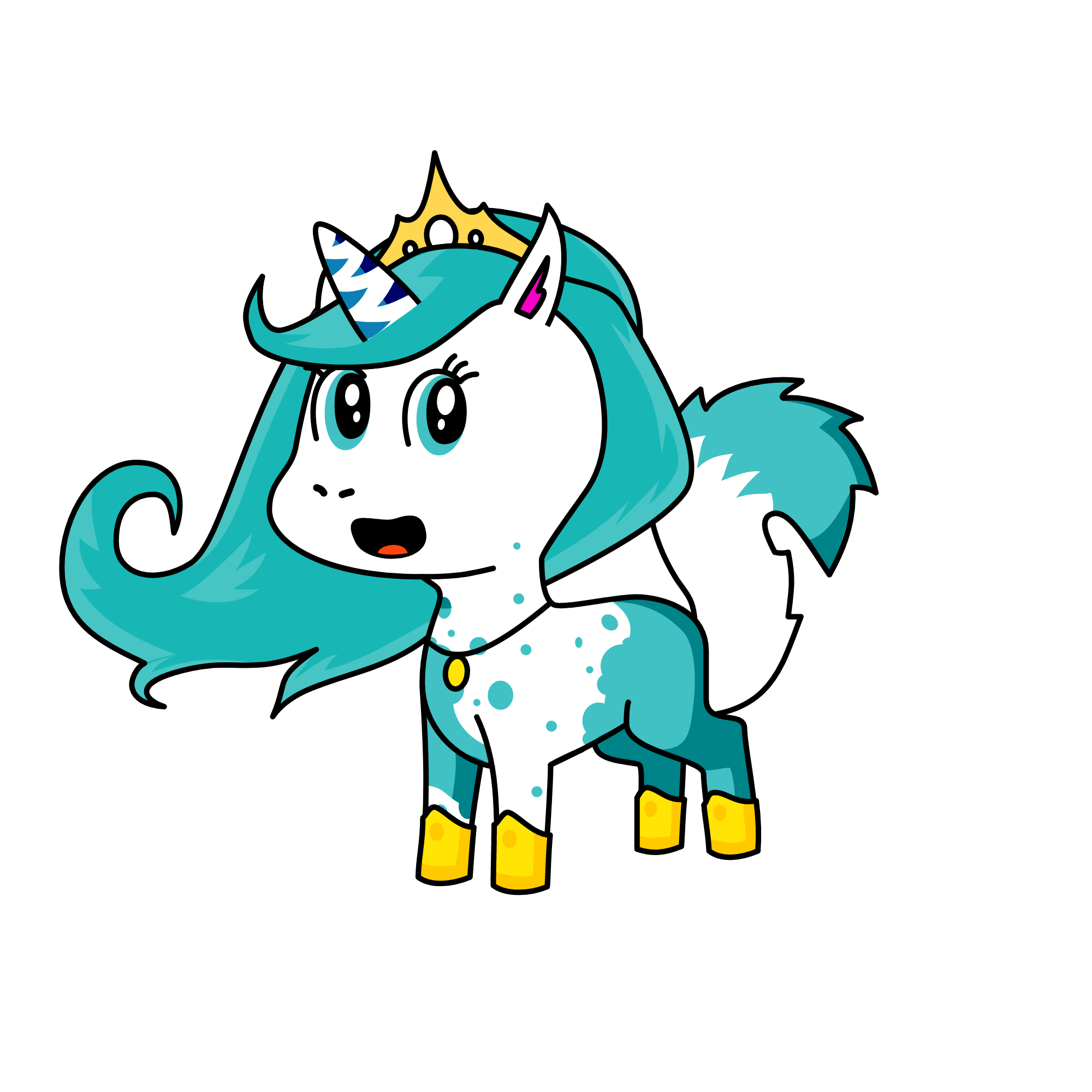 sandy, the unicorn