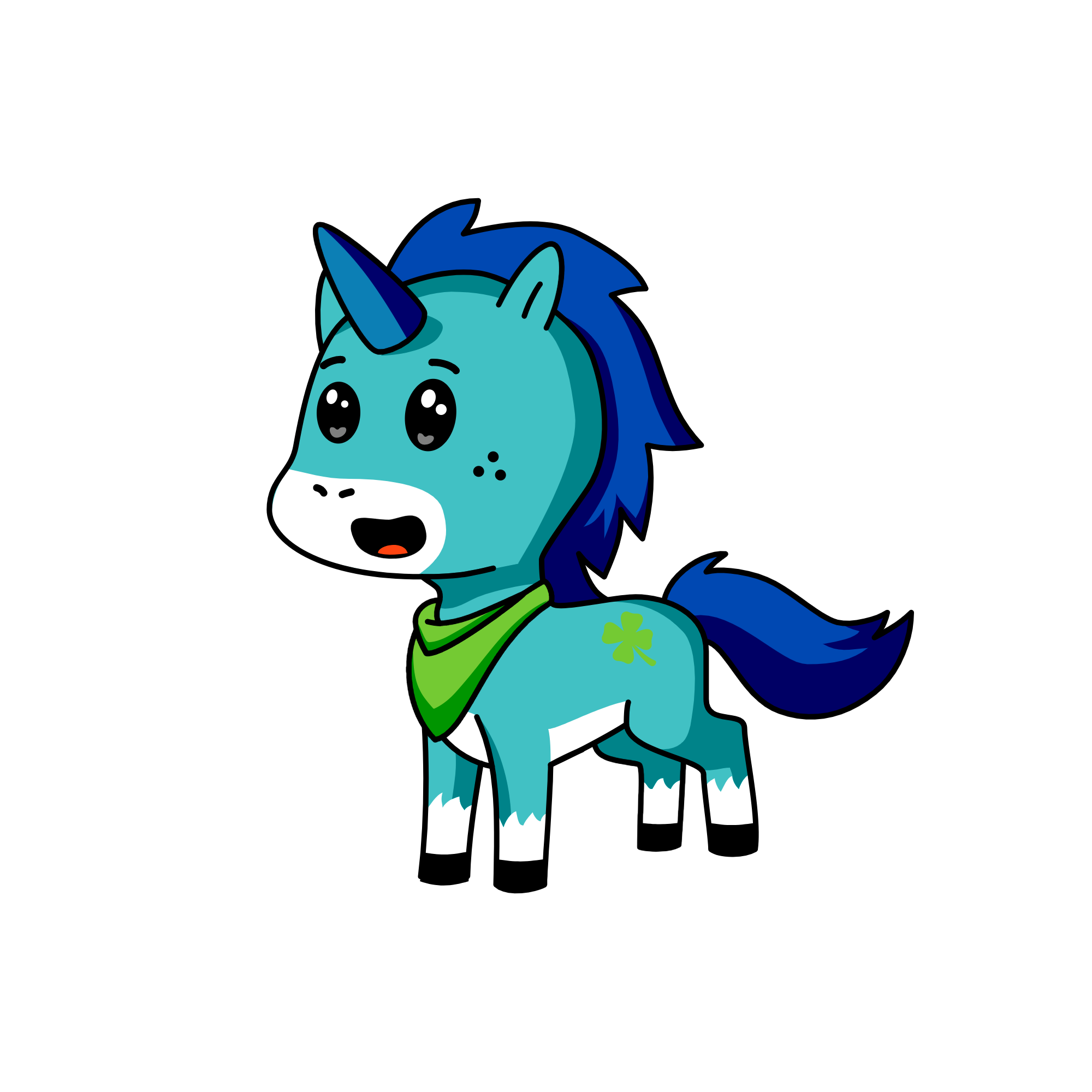 Selvaggino, the unicorn
