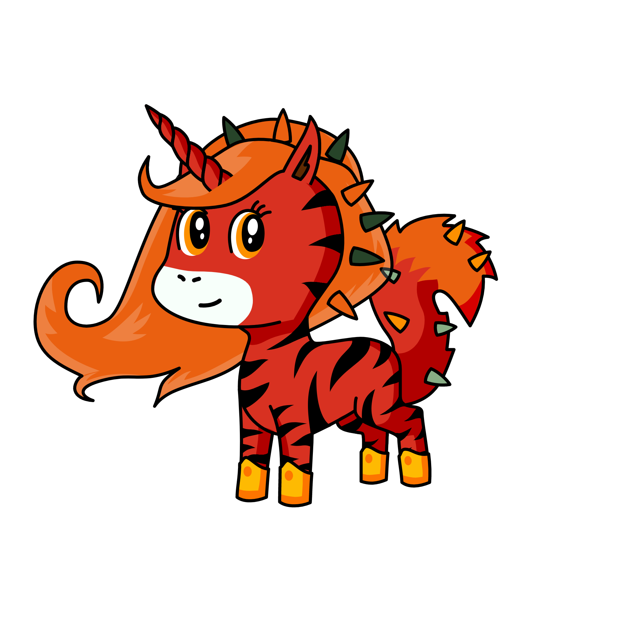 fox, the unicorn