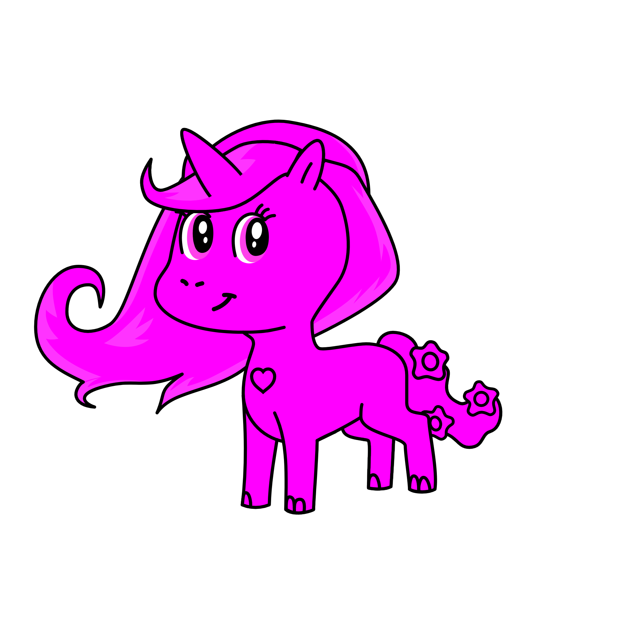 pinke pie, the unicorn