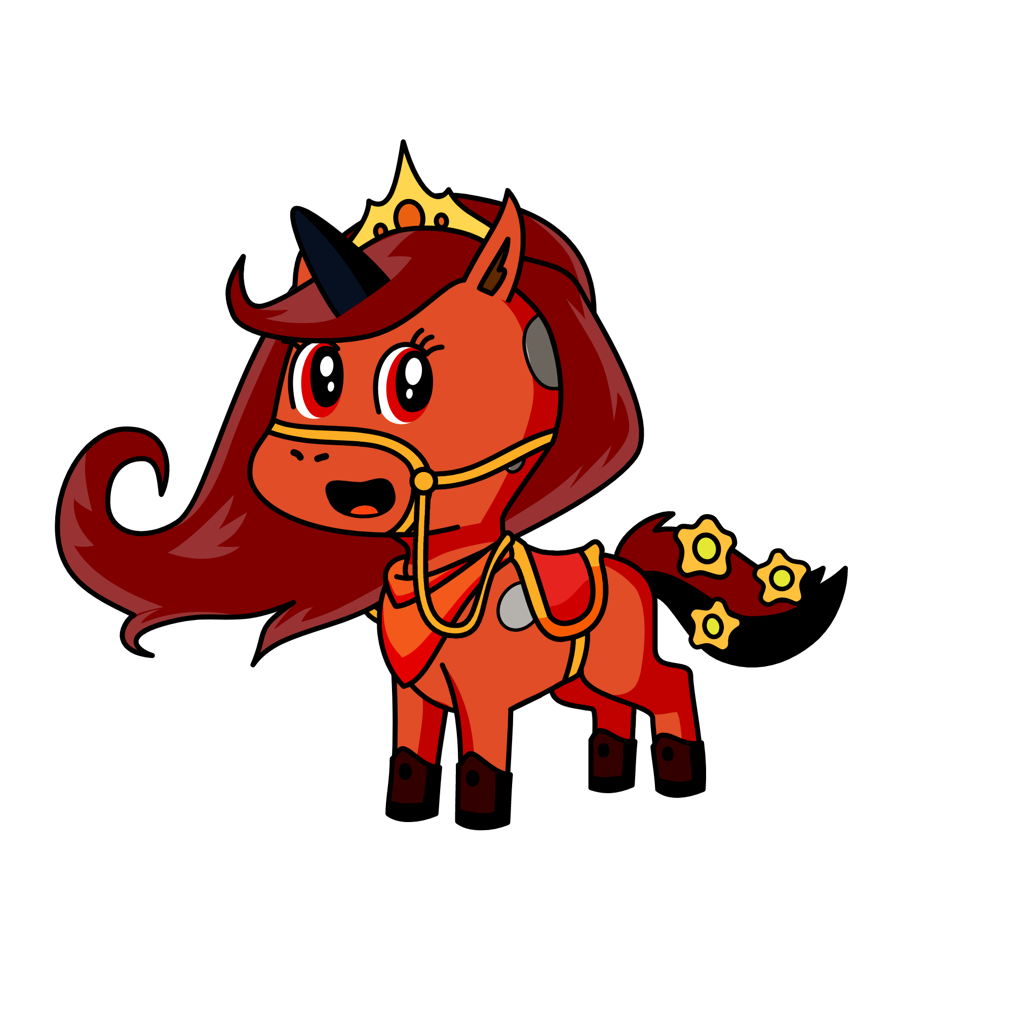 laso🤠🖤❤️🧡🤎🔆, the unicorn