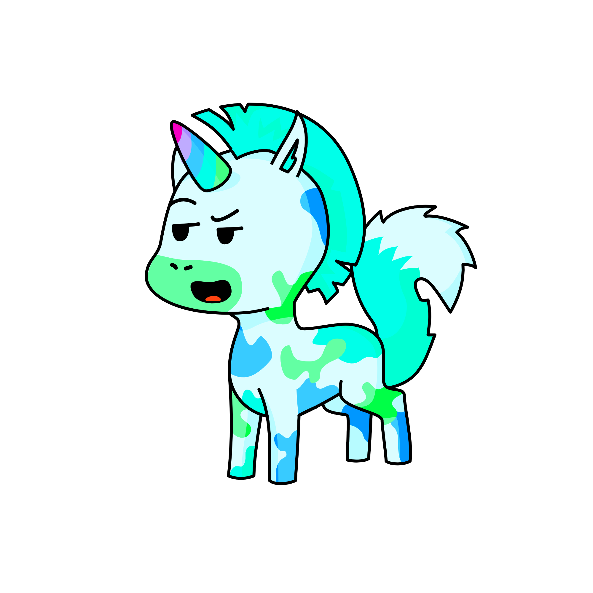 icy camo, the unicorn