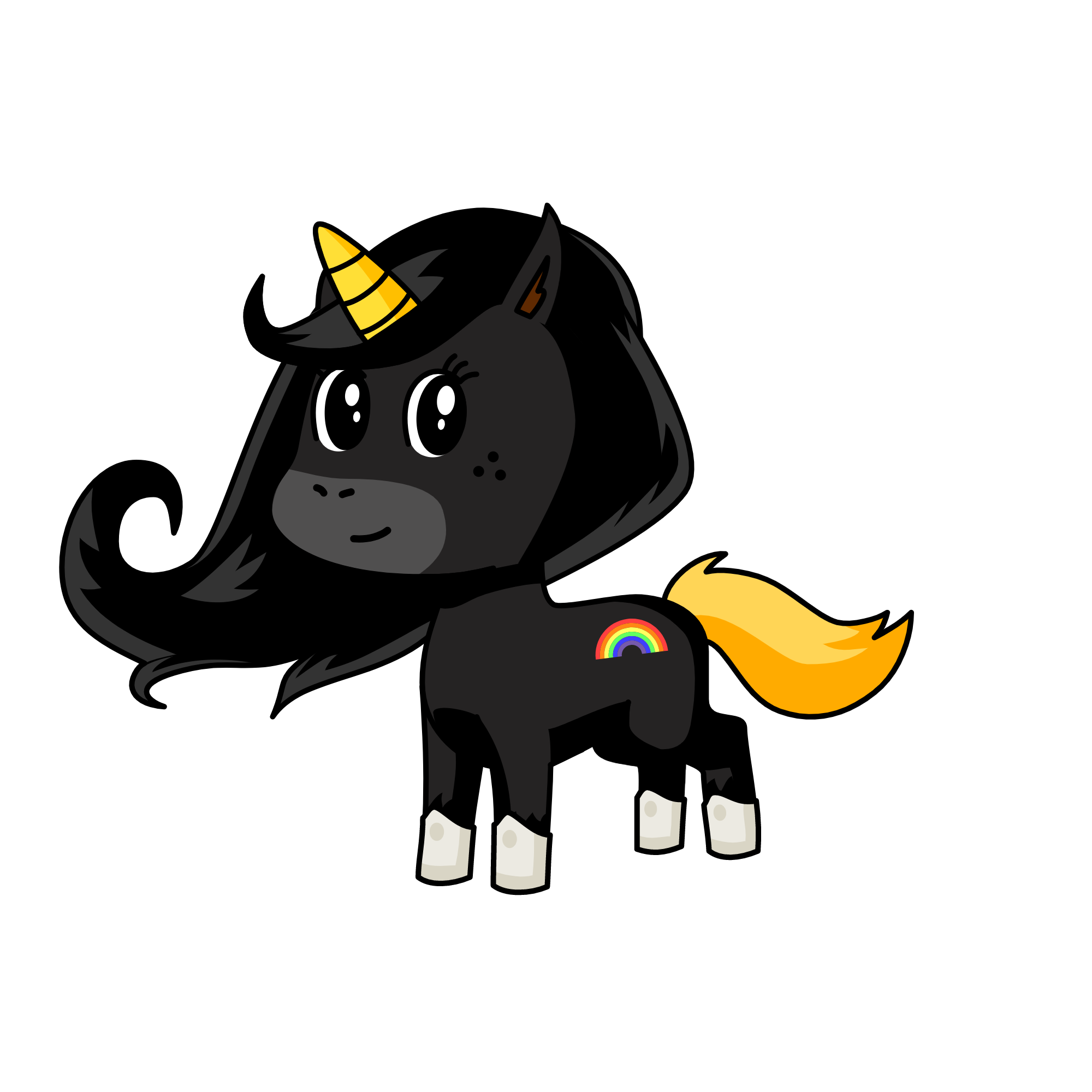 queen Olvia, the unicorn