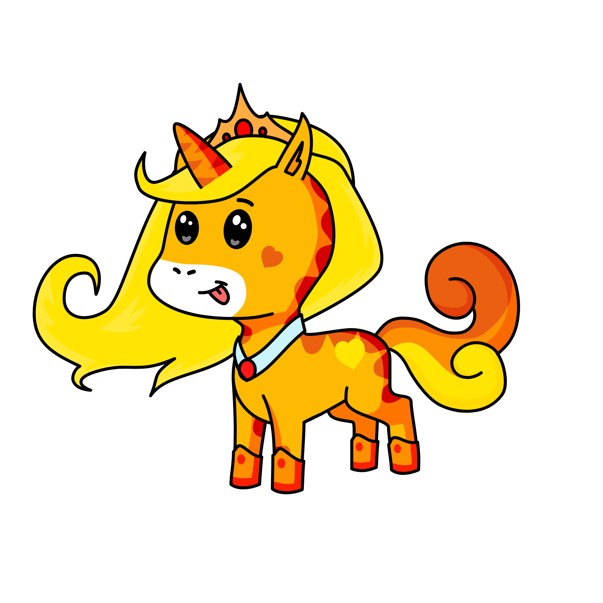 fire, the unicorn