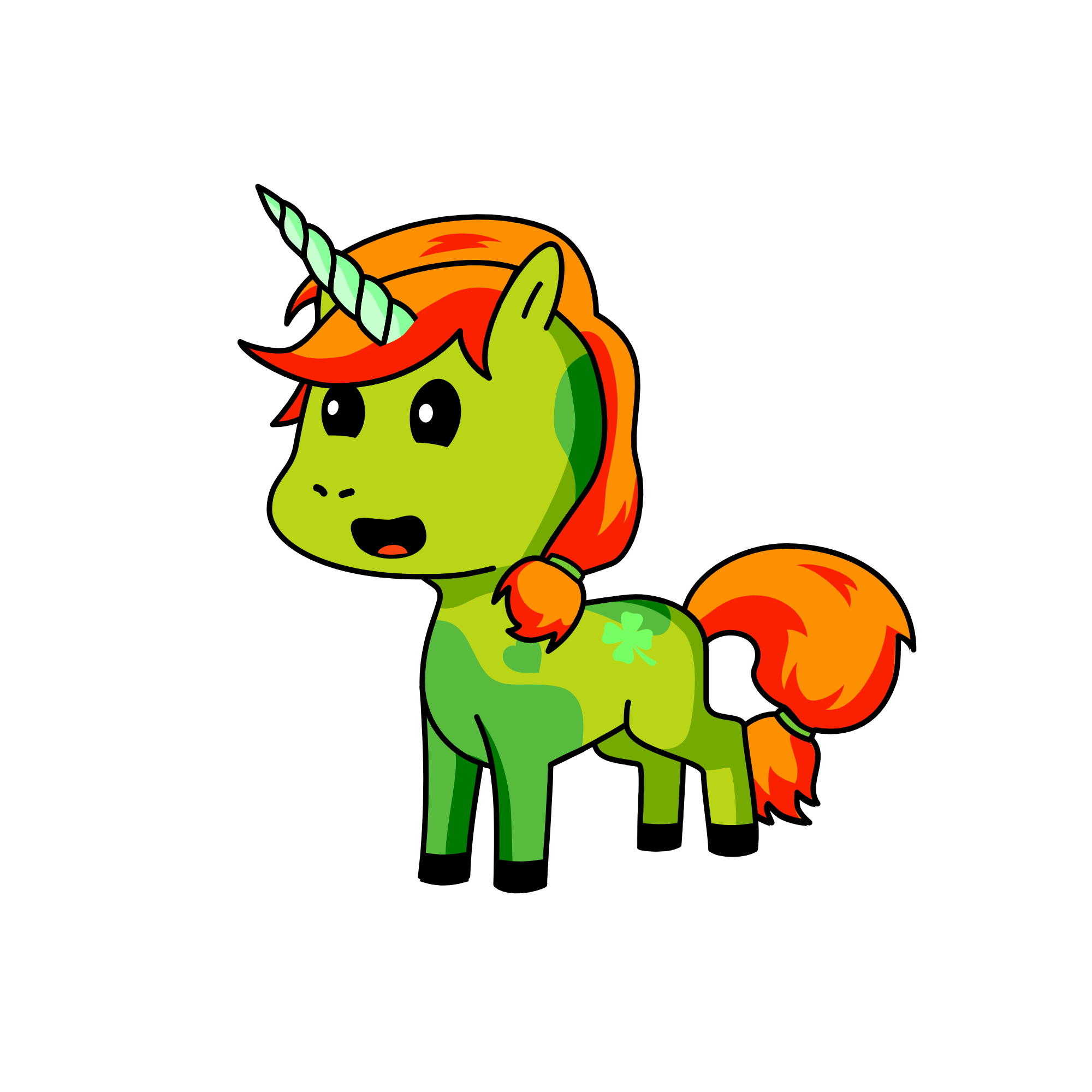 Lucky, the unicorn