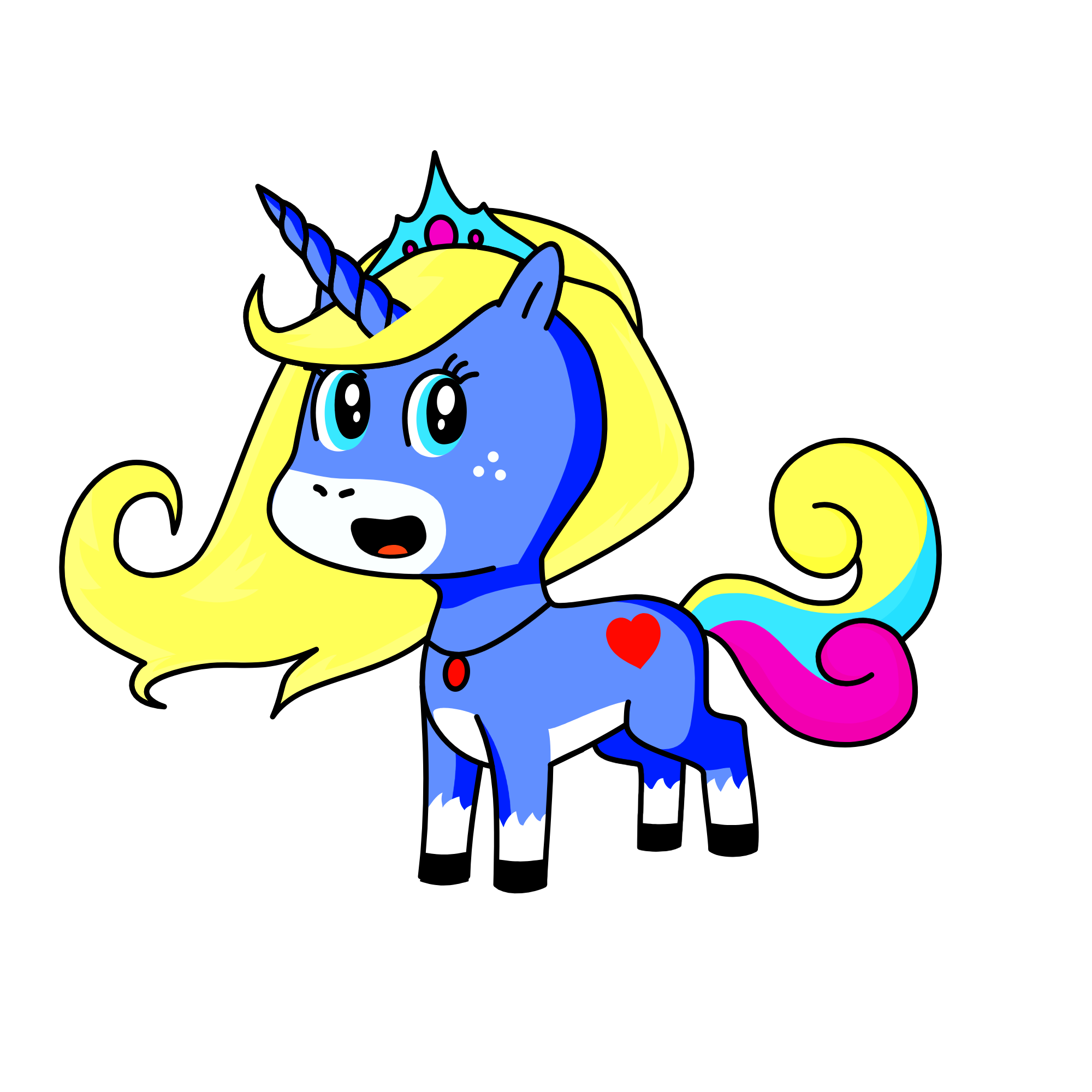 sparkles, the unicorn
