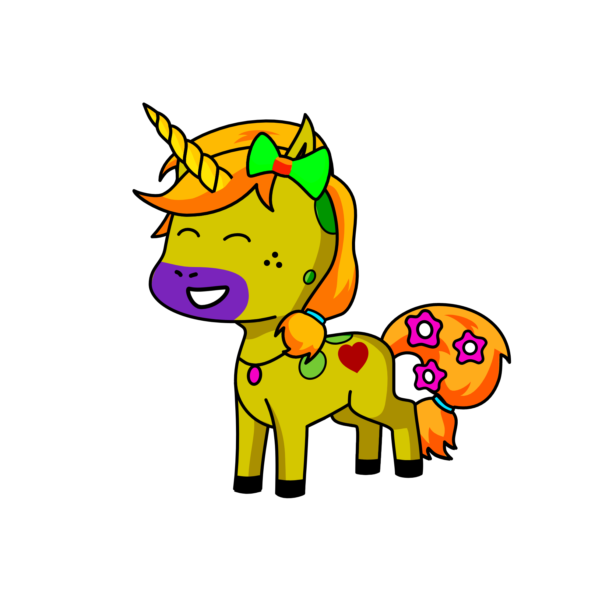 Dusty, the unicorn