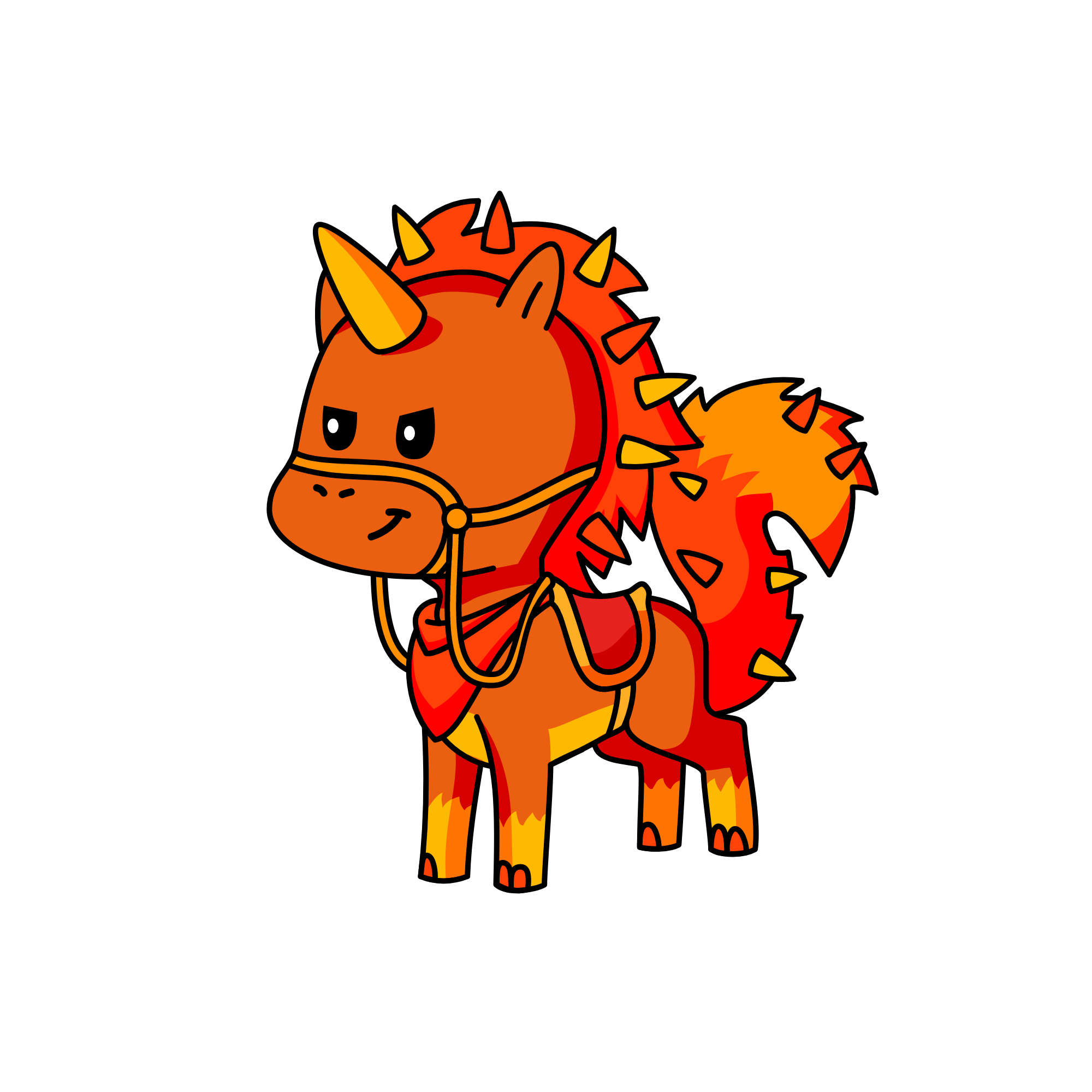Spike, the unicorn
