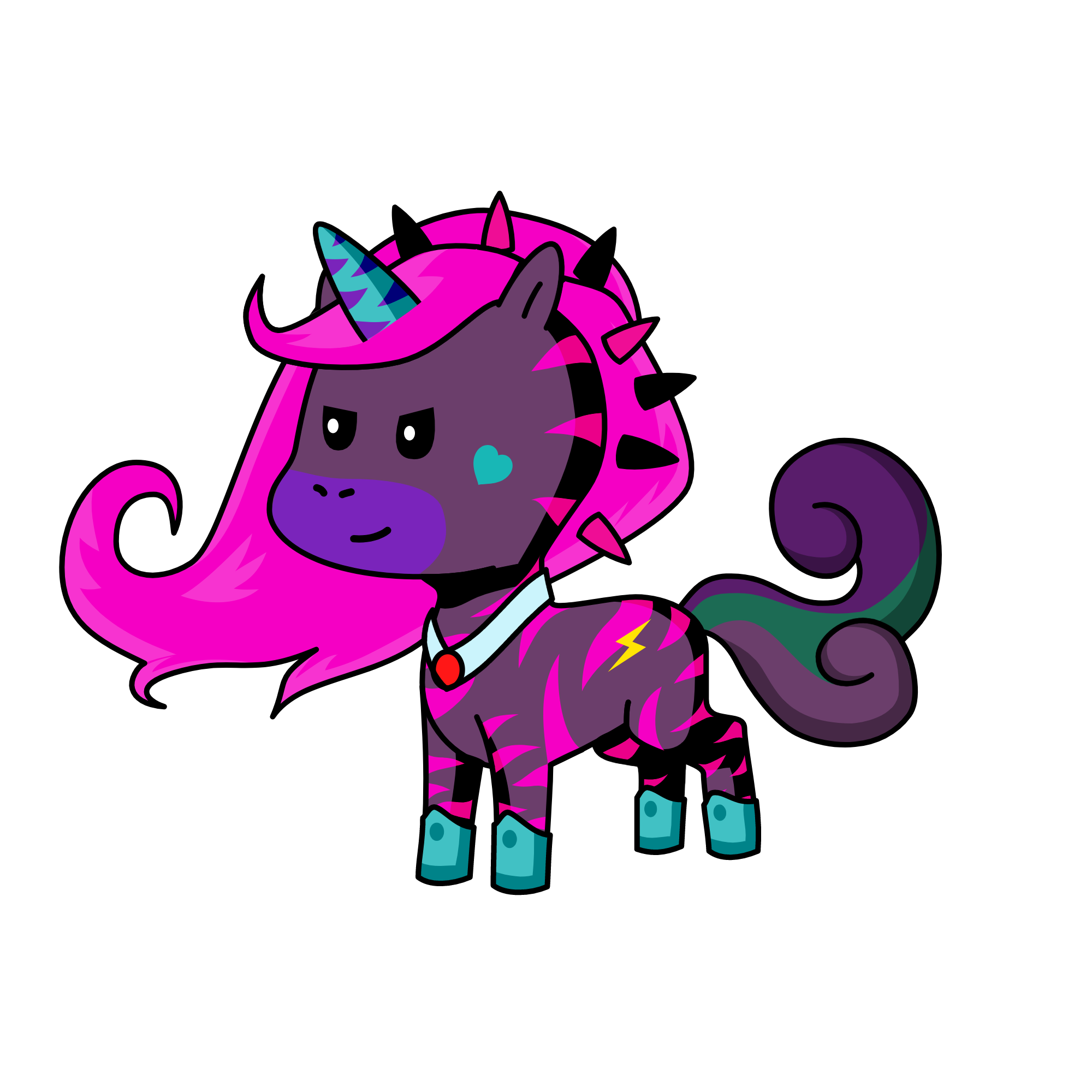 Rocxy, the unicorn