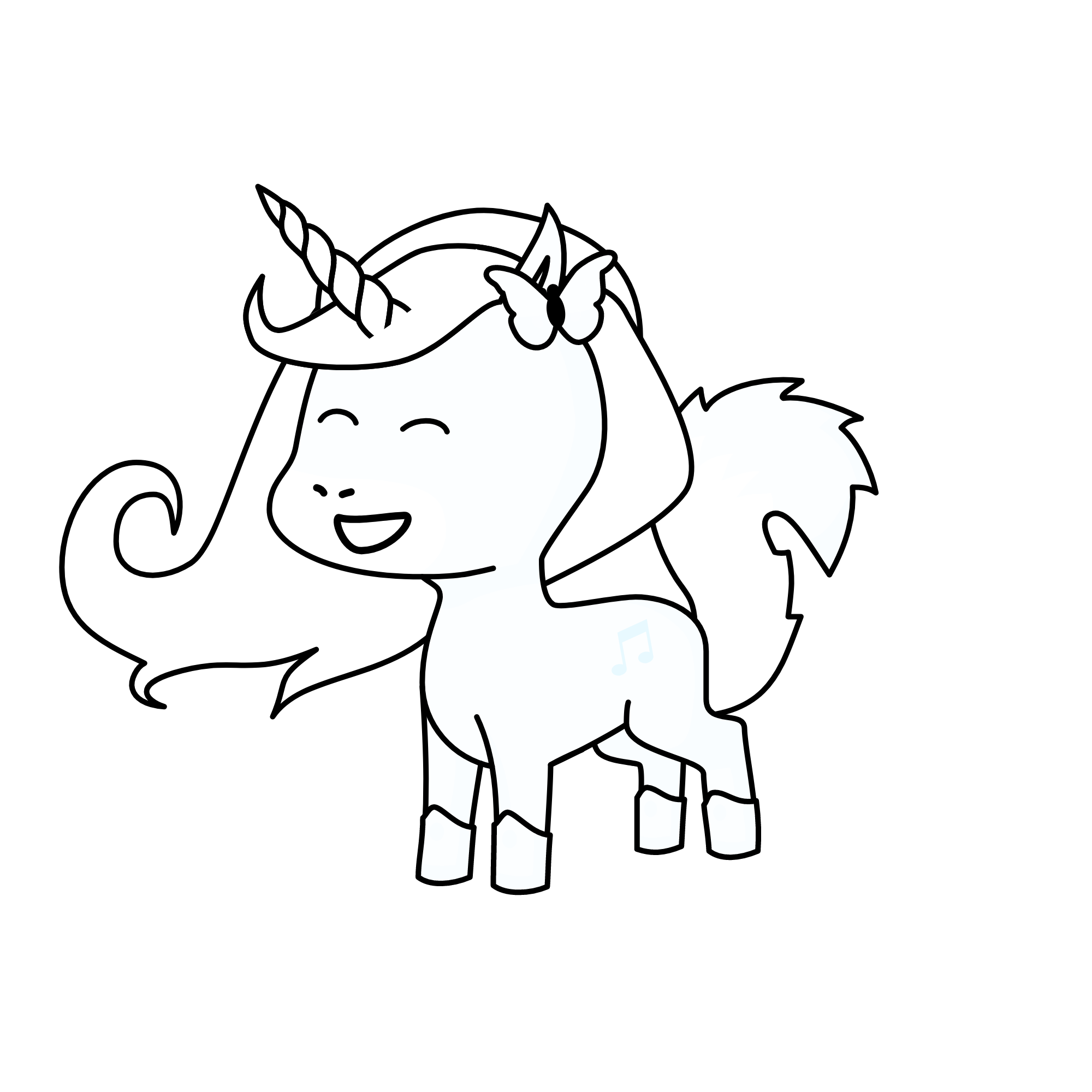 Invisilight , the unicorn
