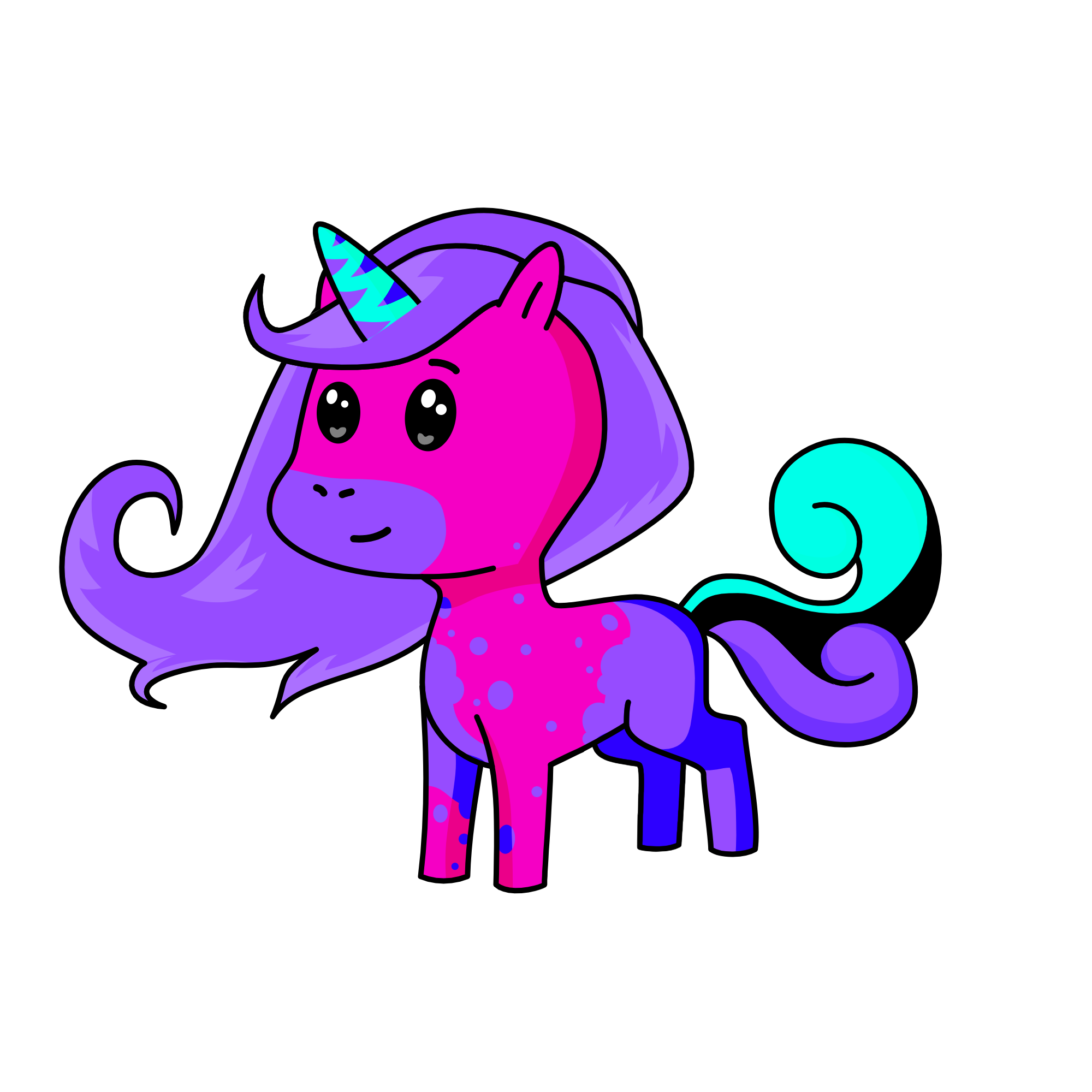 cotten candy, the unicorn