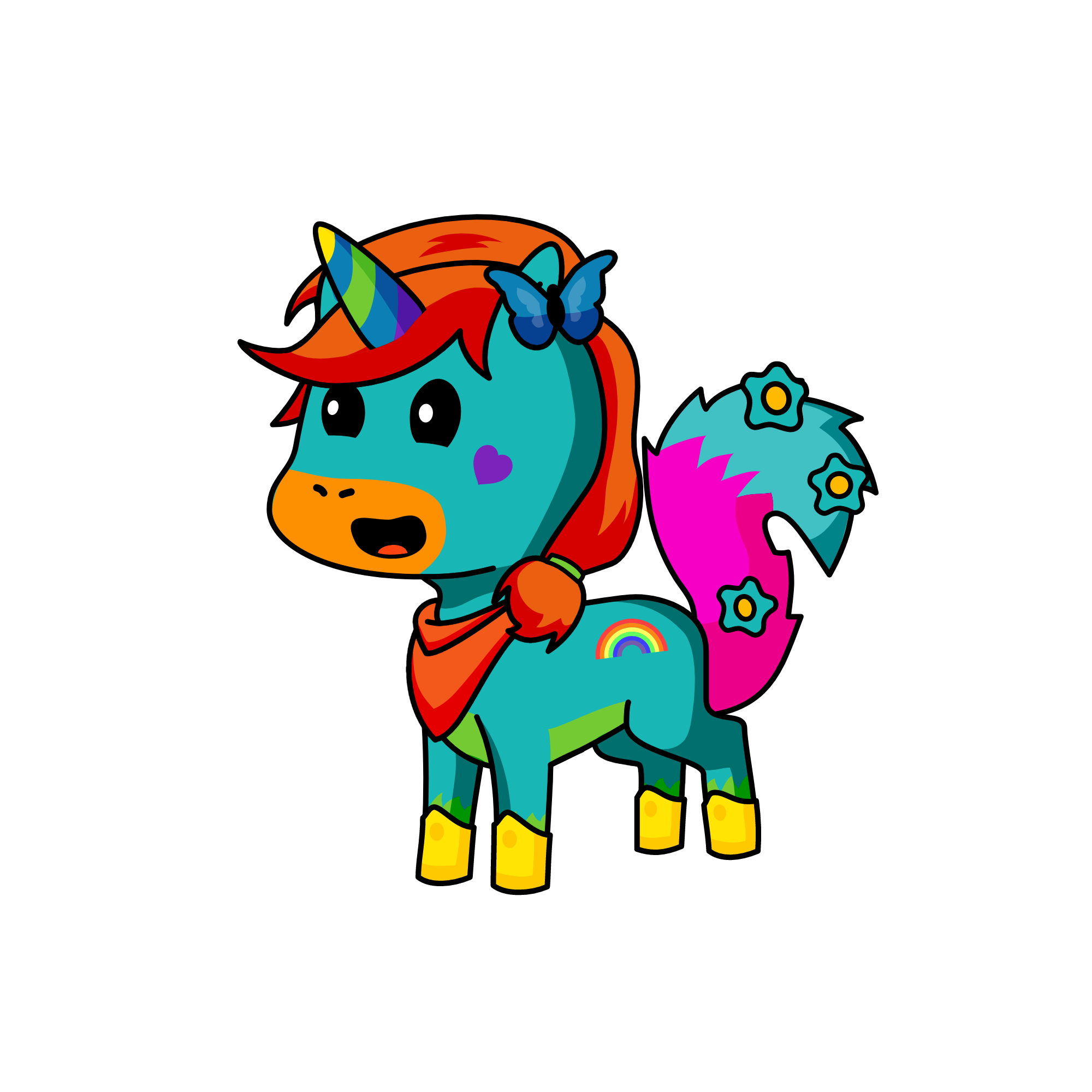 Da, the unicorn