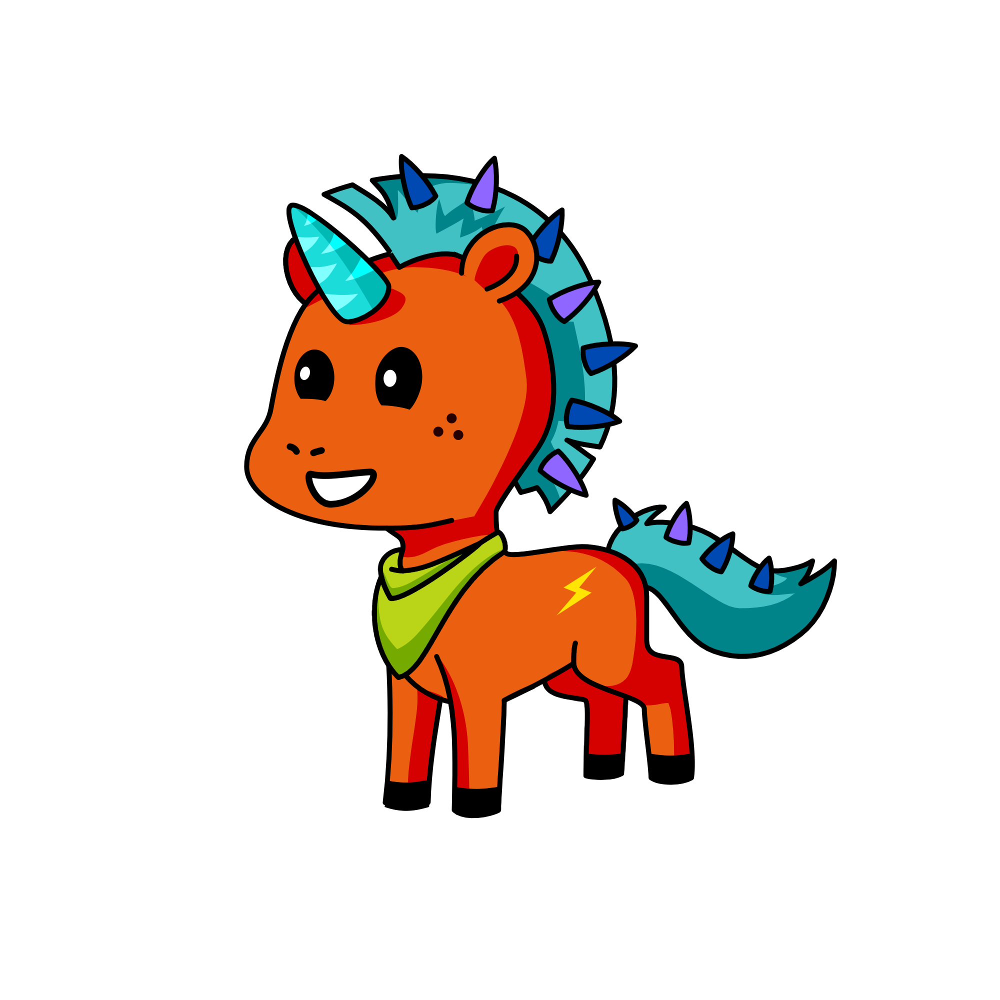 Dash, the unicorn
