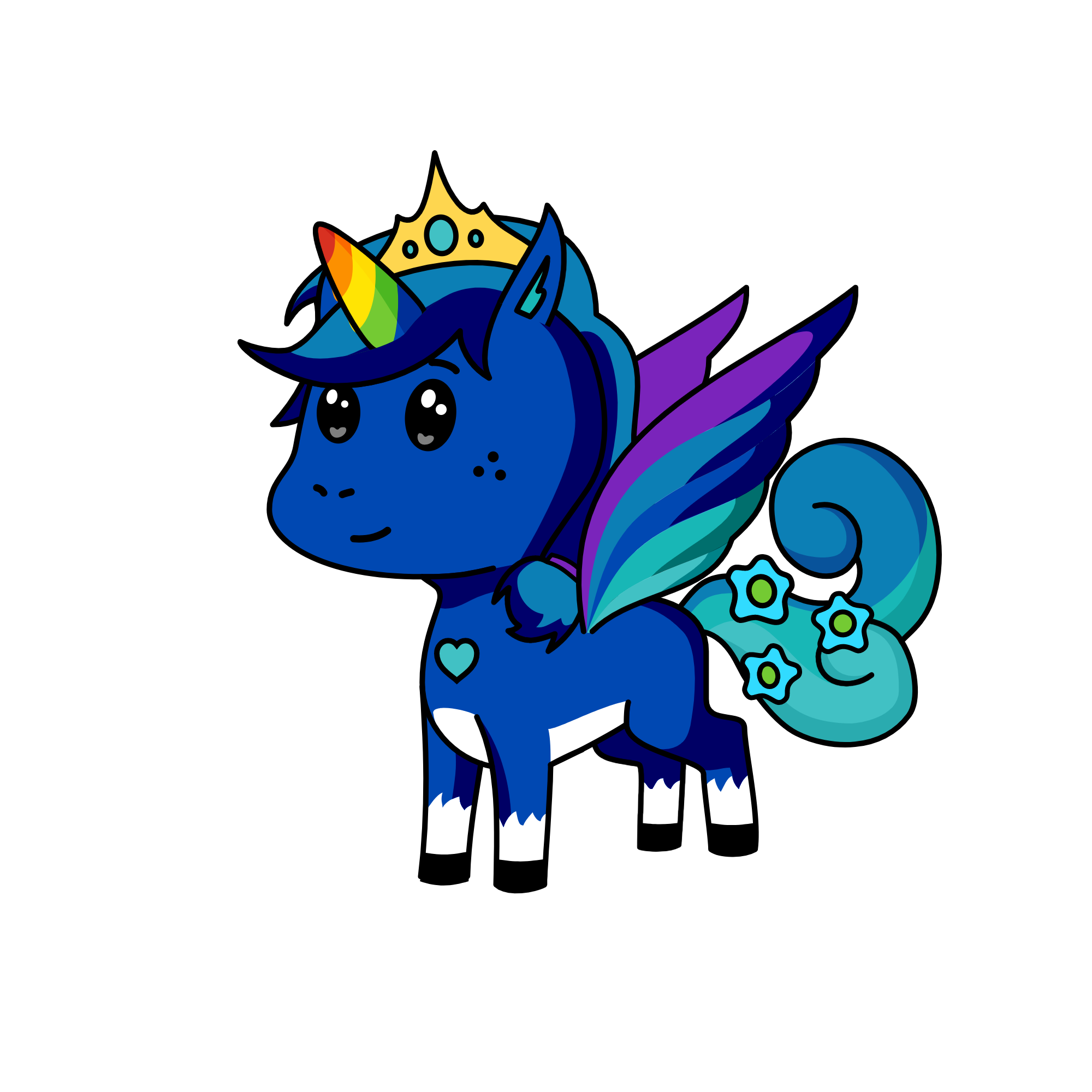 Princess Celestia, the unicorn
