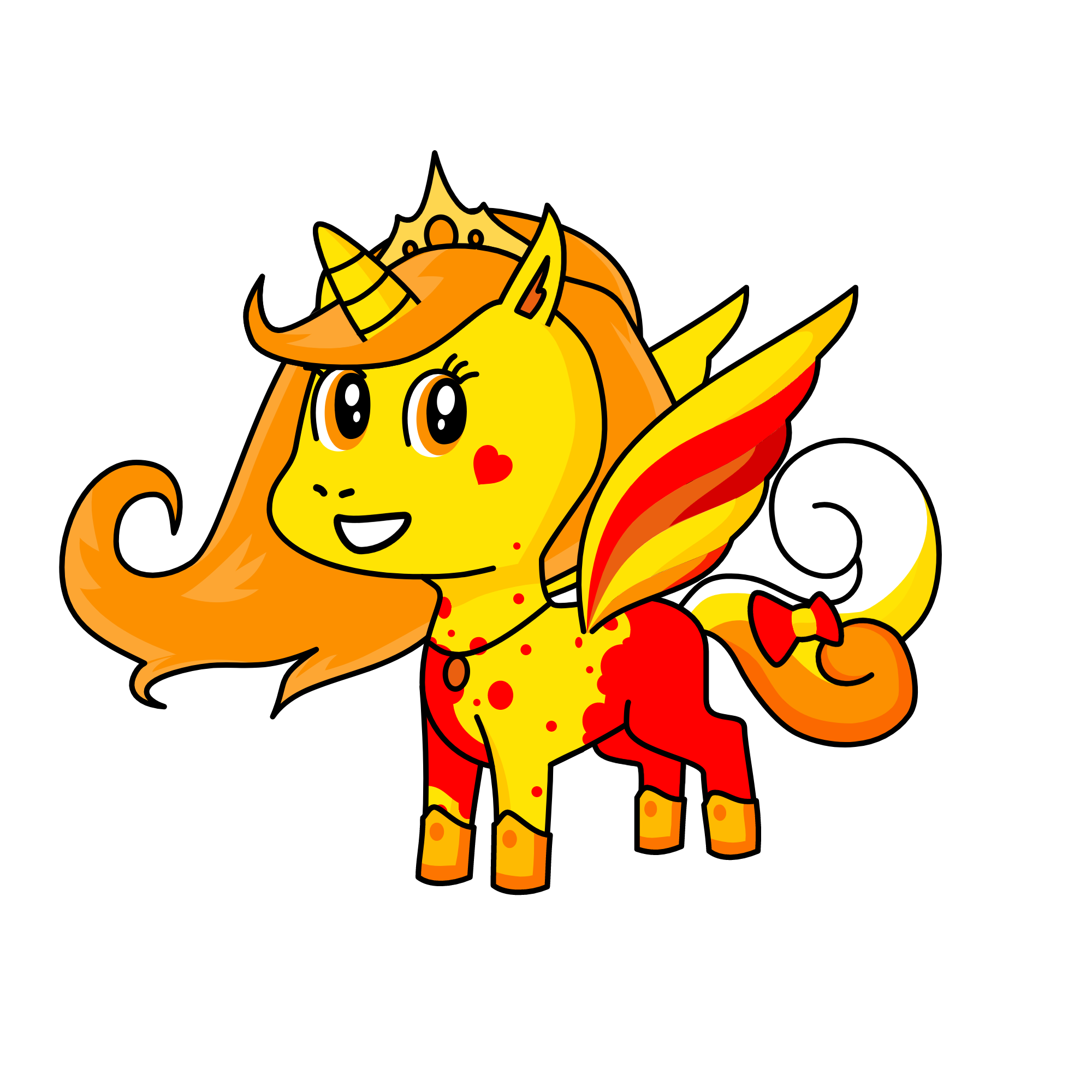 Queen Sunny!, the unicorn
