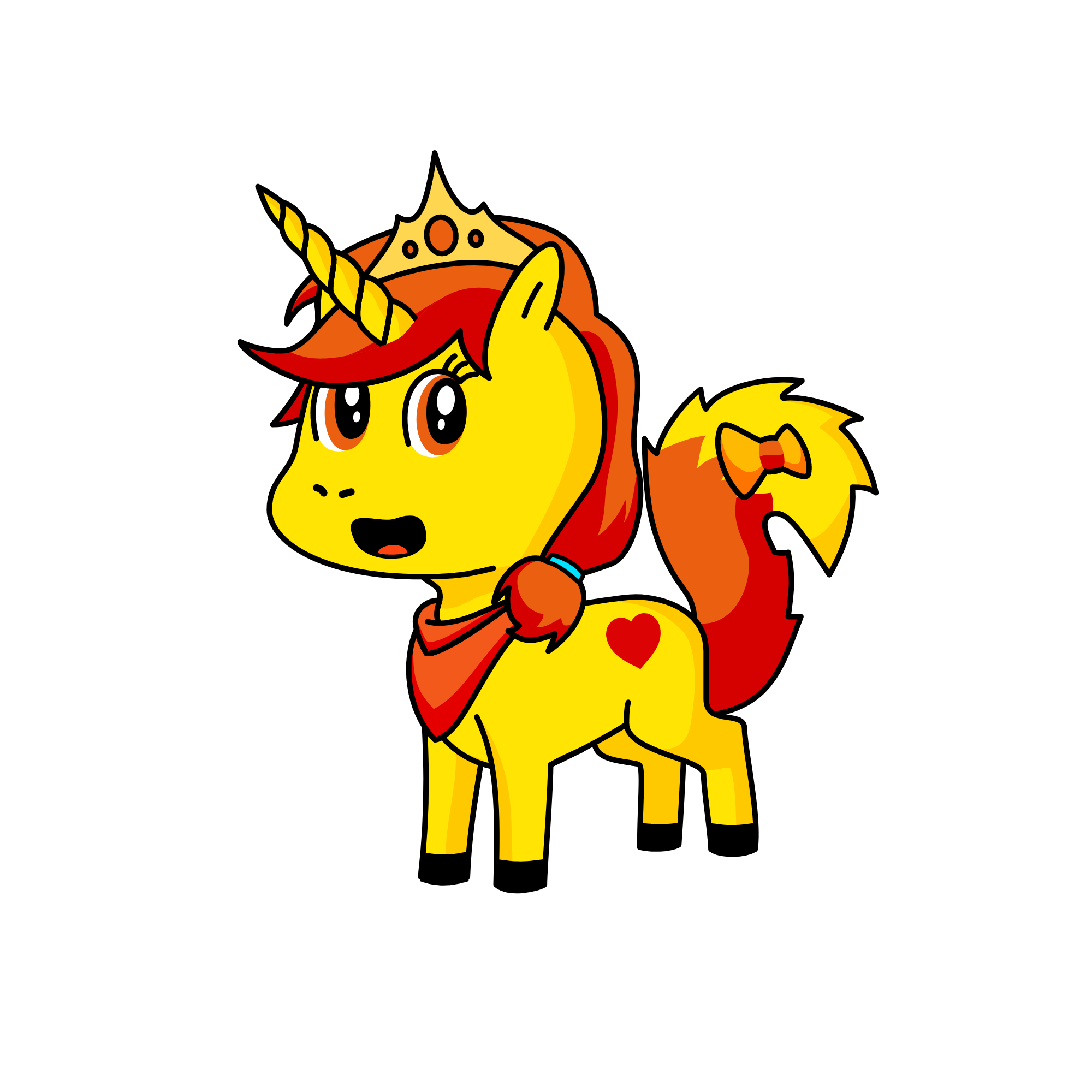la raina del fuego, the unicorn