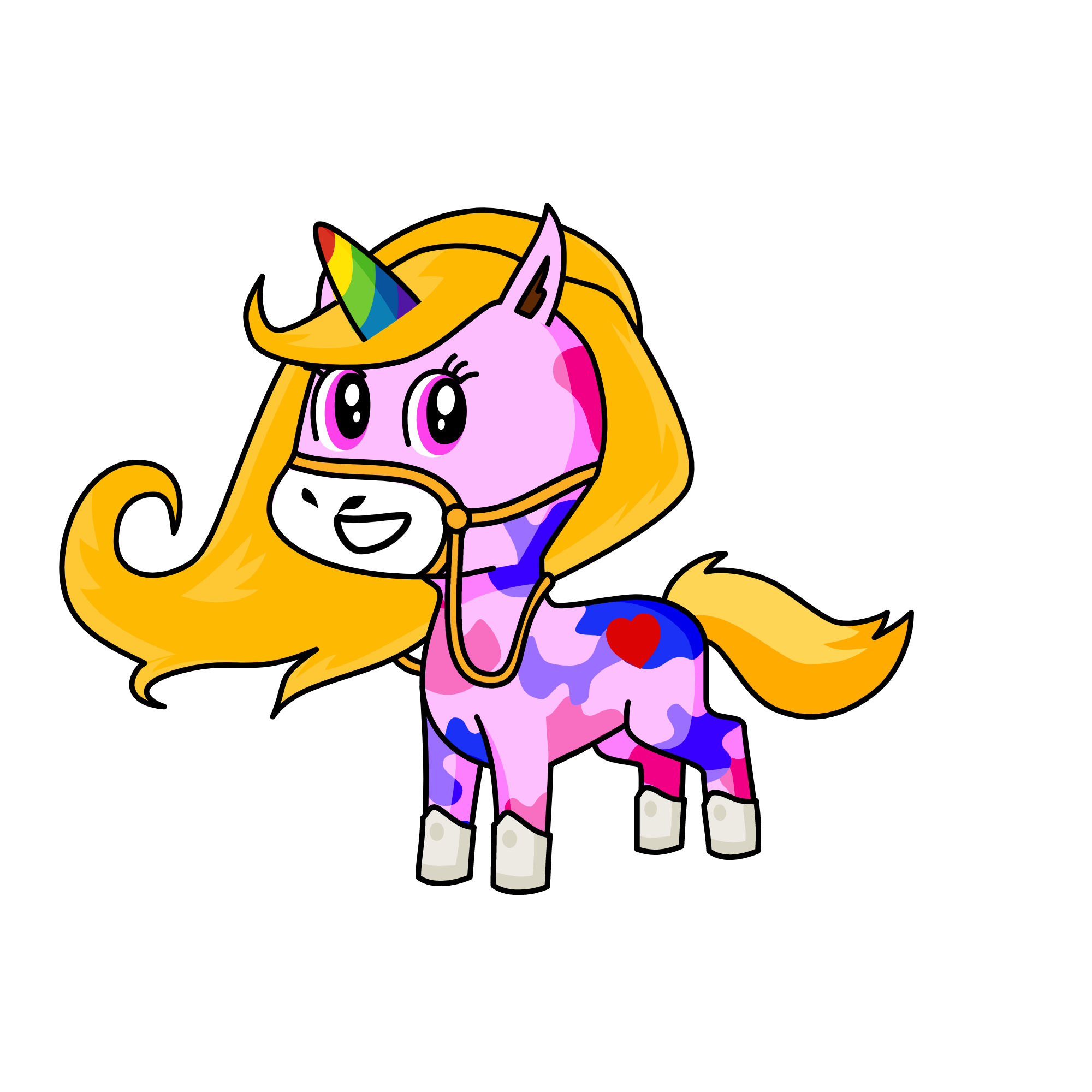Molly is famous ok, the unicorn